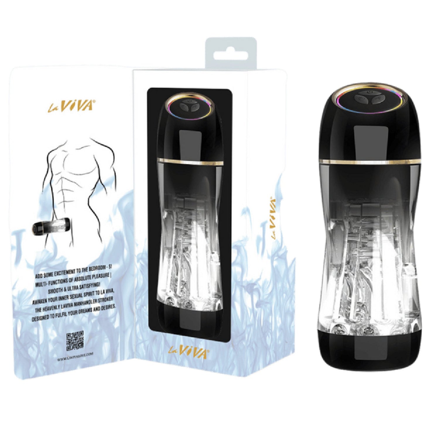 Manhandler Stroker – High-Tech Silicone Masturbation Sleeve with Rotation and Motion