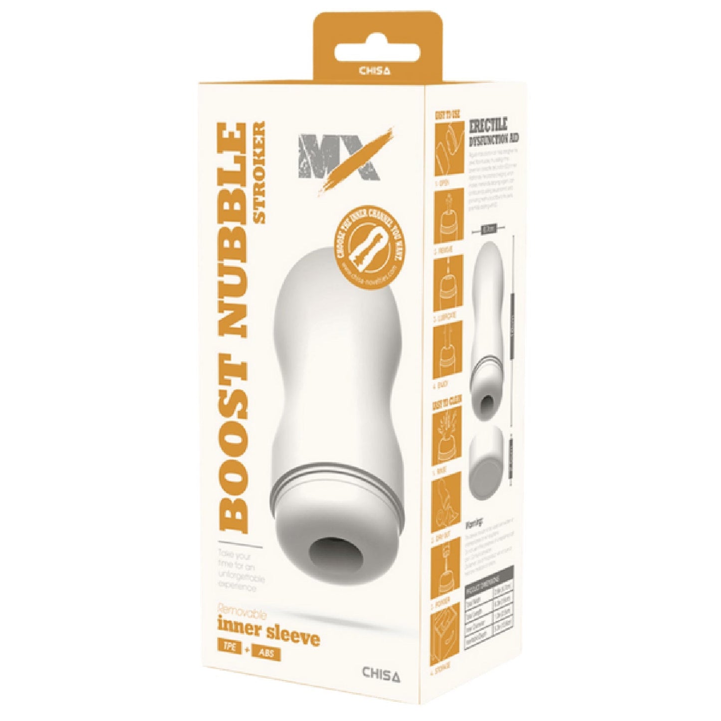Boost Nubble Stroker – Super-Soft Phthalate-Free TPE+ABS Stroker 16cm