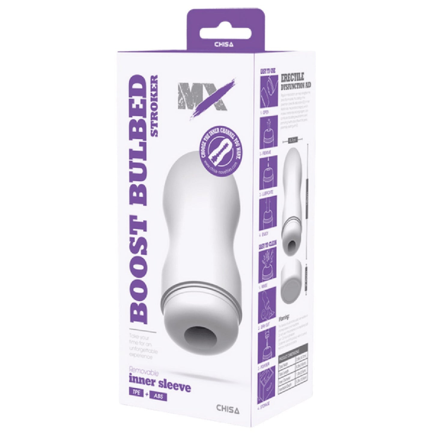 Boost Bulbed Stroker – Super-Soft 16cm Stroker