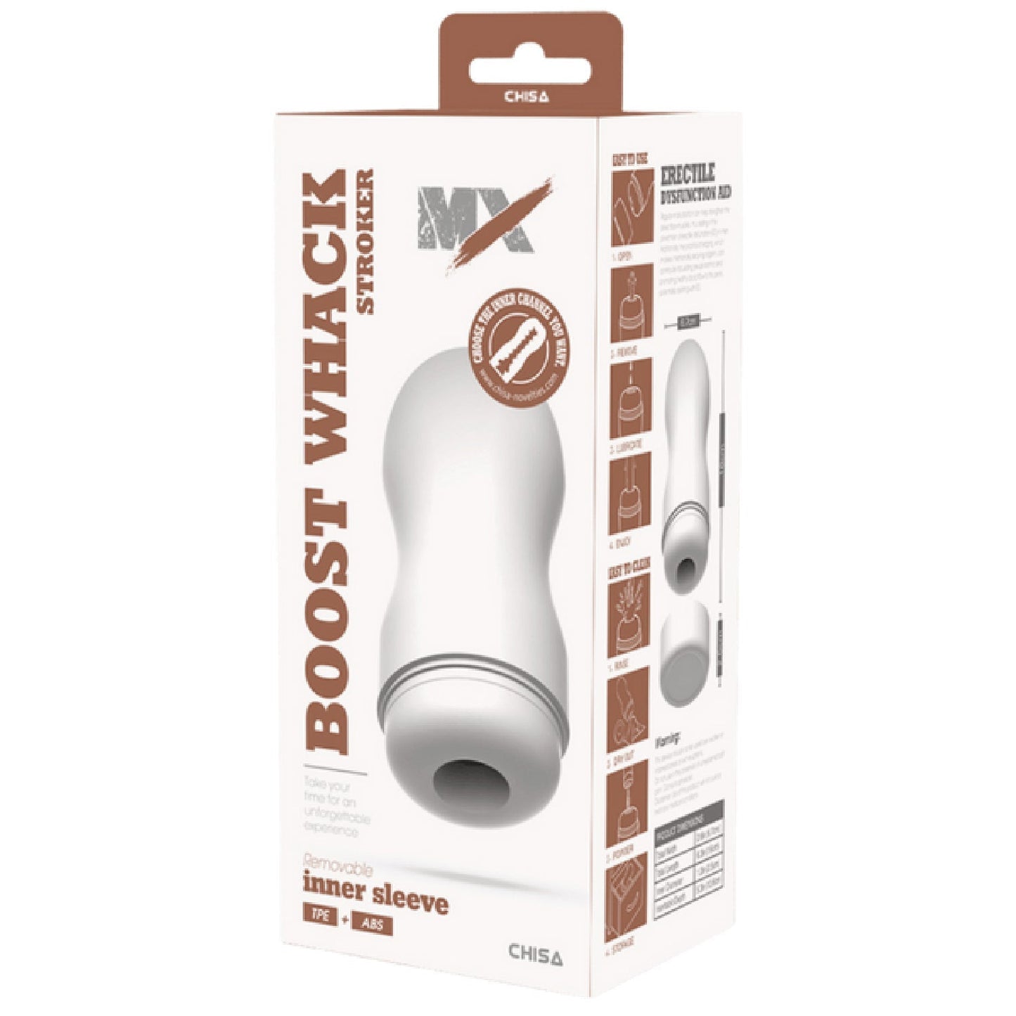 Boost Whack Stroker – Super-Soft 16cm TPE and ABS Male Stroker