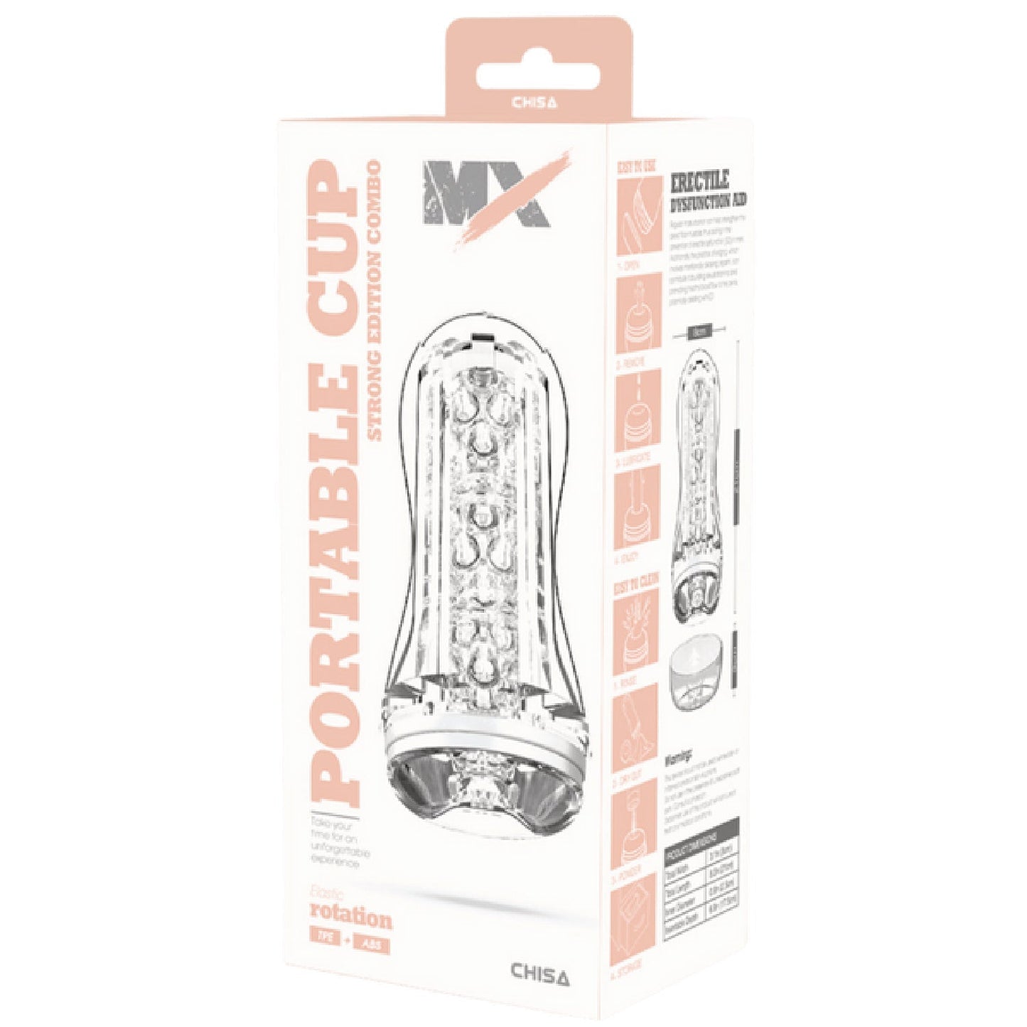 Portable Cup Strong Edition Combo – Super Soft Sucking Device 21cm