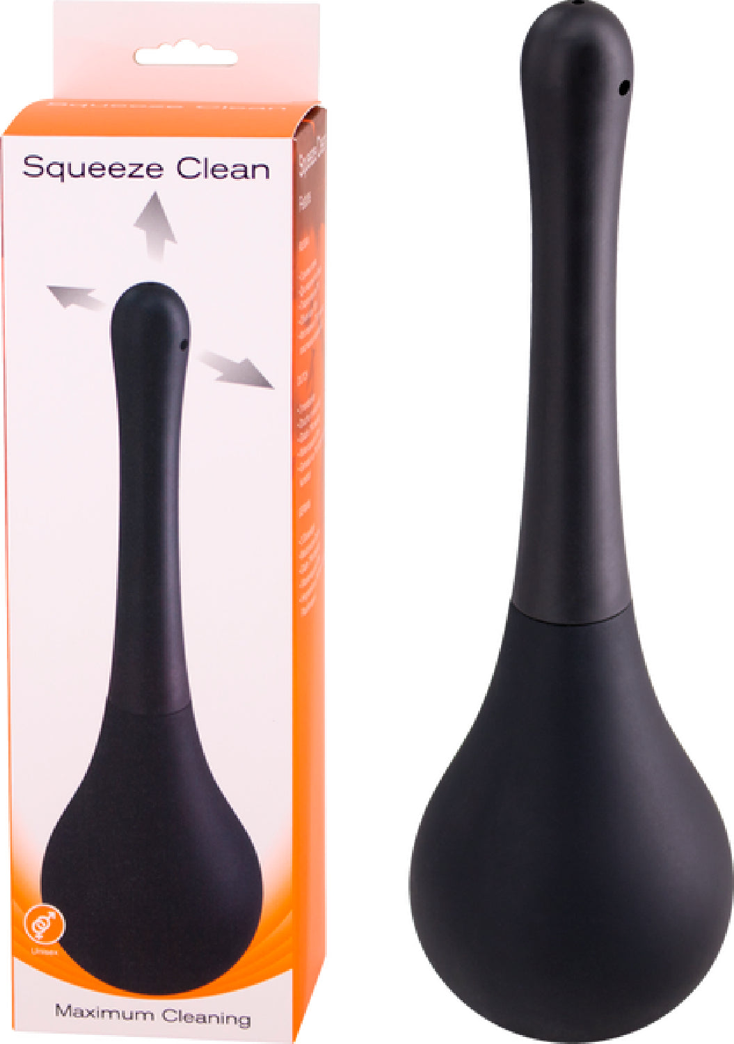 Squeeze Clean – Medical Style Douche with 3 Nozzle Heads 190ml Capacity