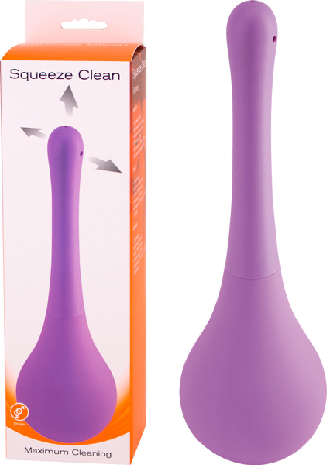 Squeeze Clean – Medical Style Douche with 3 Nozzle Heads 190ml Capacity