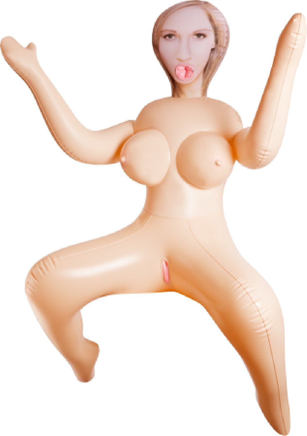 Lush Dolls Jessica S – Life-Size Inflatable Doll with Open Mouth and Perky Breasts