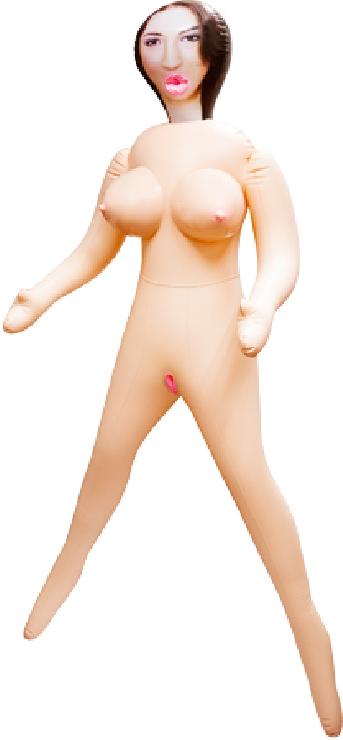 Lush Dolls Kristen B – Life-Size Inflatable Doll with Open Mouth and Body Features