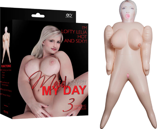 Lofty Lelia (Body Safe PVC) – Love Doll with Three Openings and Large Breasts