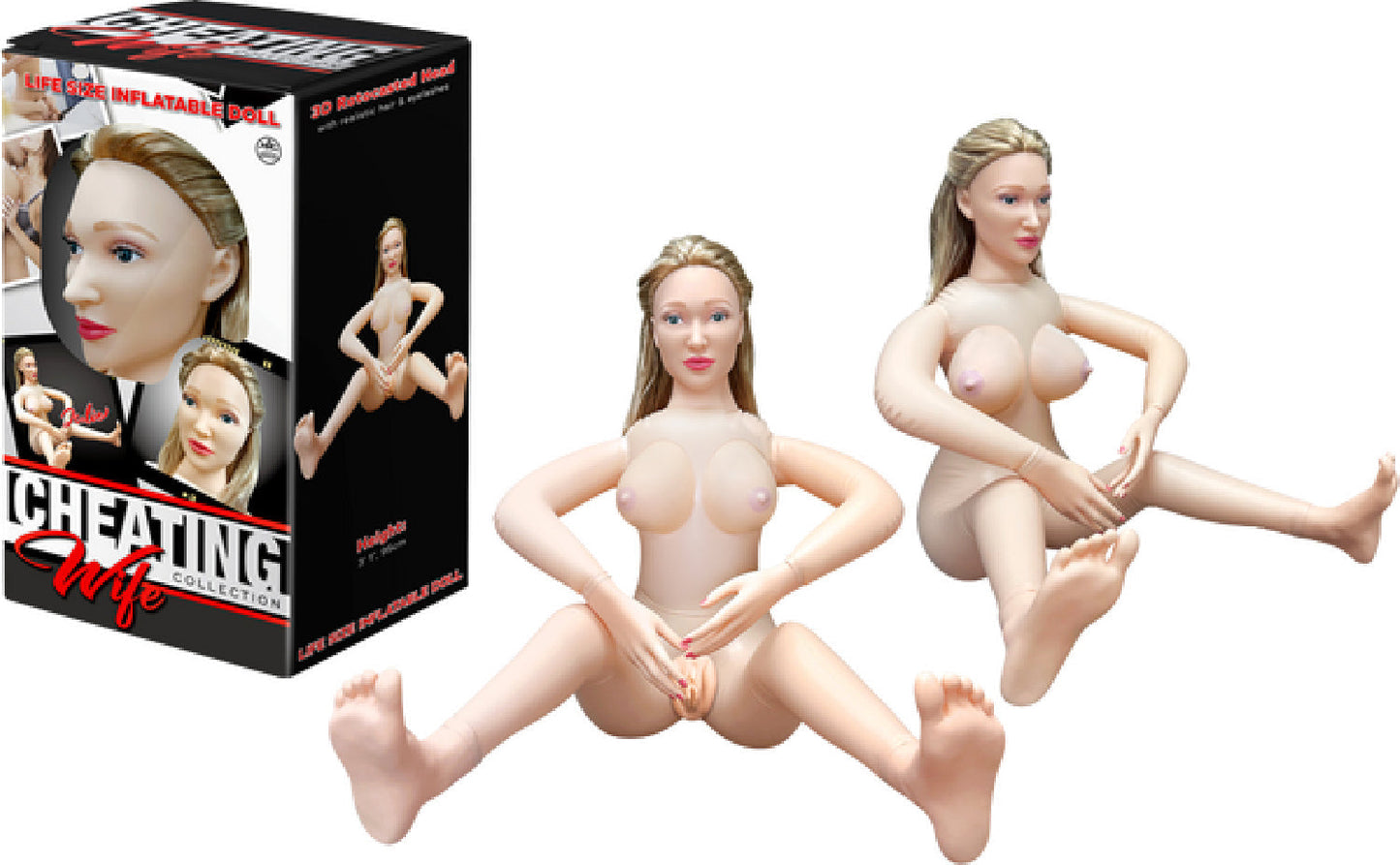 Julie Life Size Inflatable Doll (Flesh) – 3'1 Height Realistic Inflatable Doll
