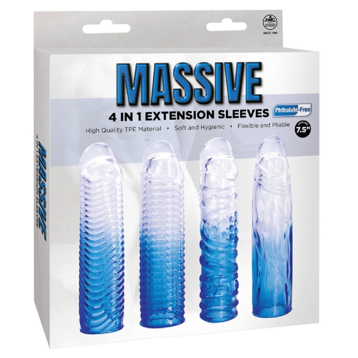 4 in 1 Extension Sleeve (Smoke) – Soft Flexible 7.5 Inch Sleeve