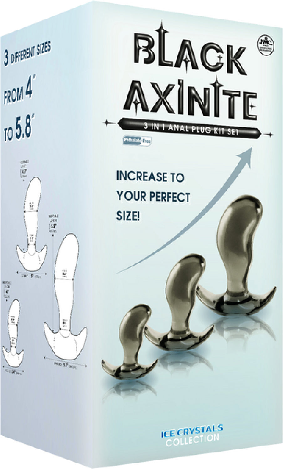 Anal Plug Kit Set - High Transparent TPE Material