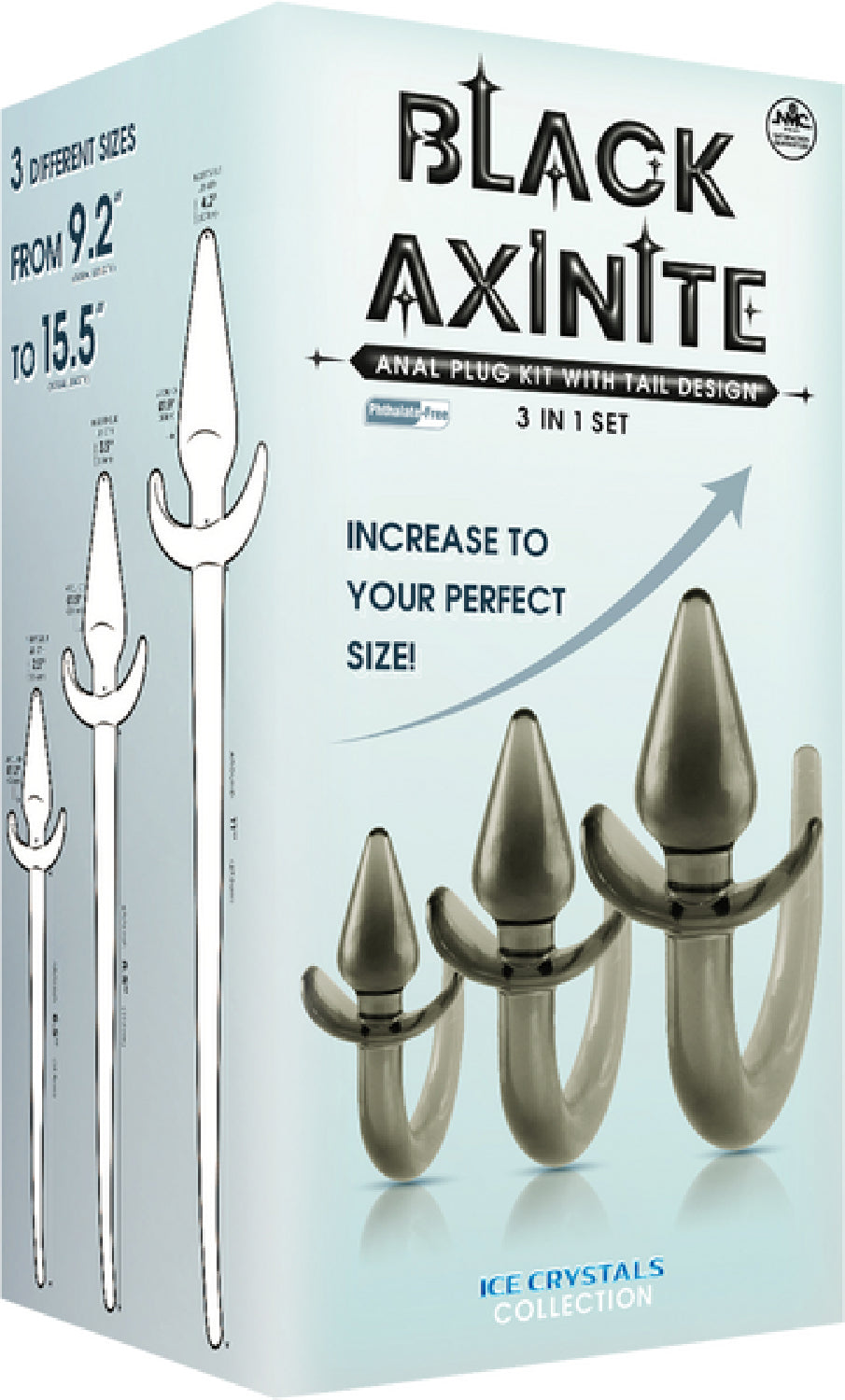 3 in 1 Anal Plug Kit – Flexible Hygienic Plug with Tail