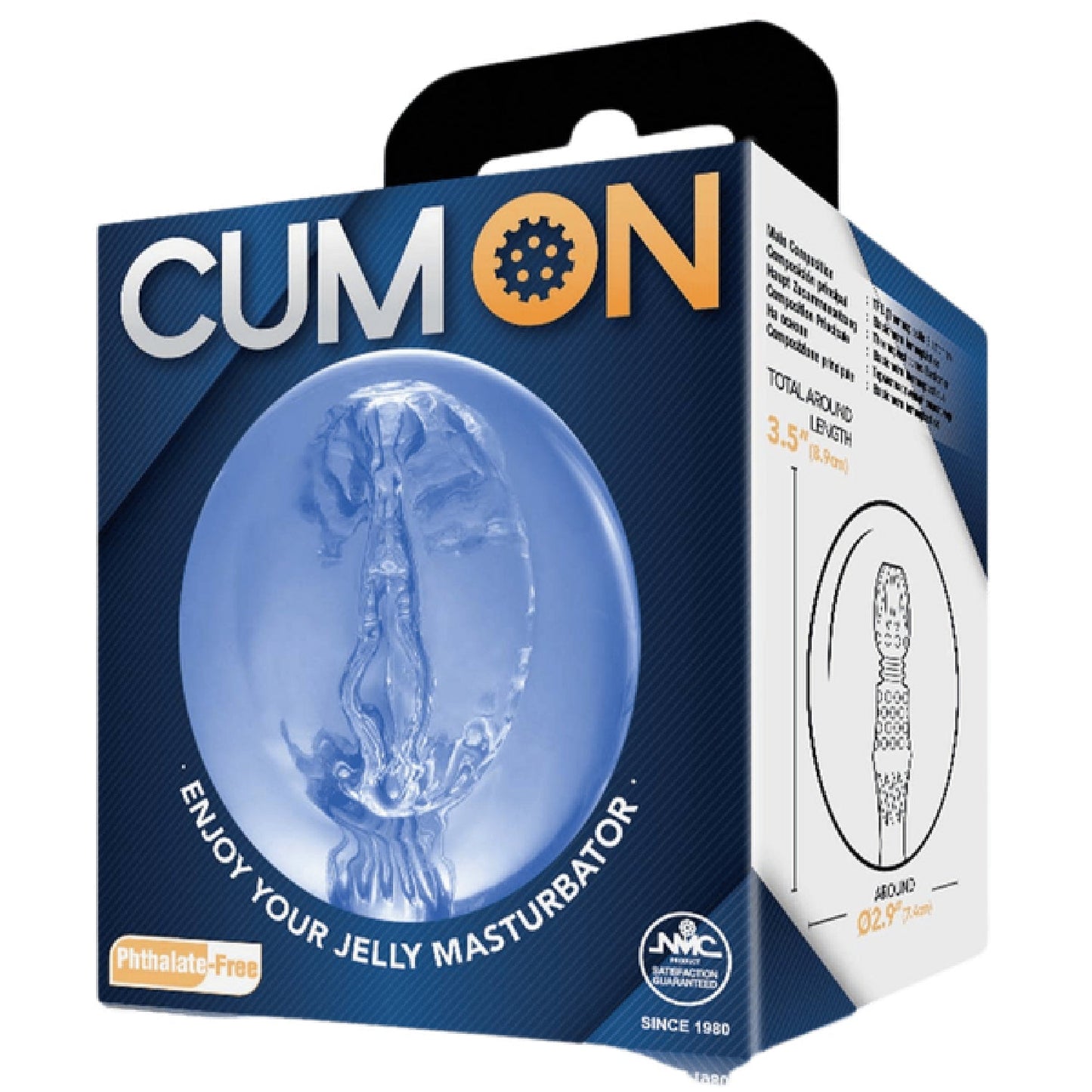 Pocket Jelly Masturbator – Soft 3.5 Inch Flexible Male Masturbator