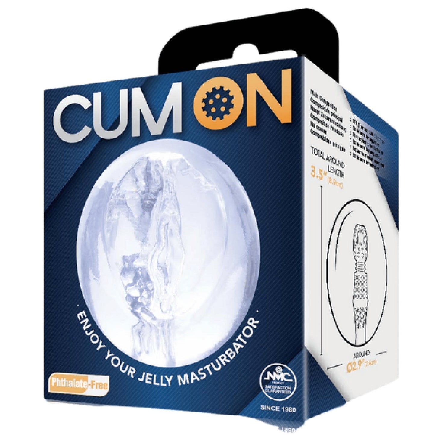 Pocket Jelly Masturbator – Soft 3.5 Inch Flexible Male Masturbator