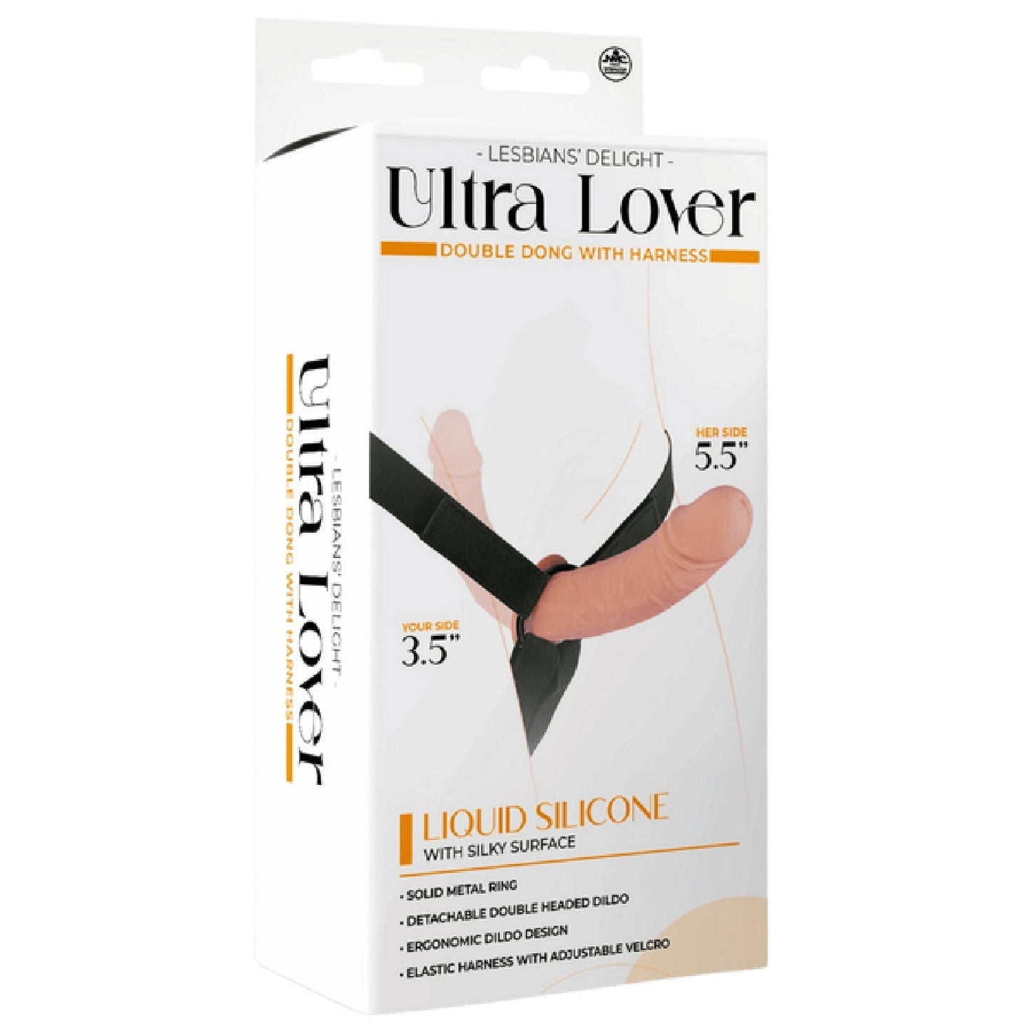 Ultra Lover Double Dong Penetrix with Harness – Ergonomic Silicone Dildo Set