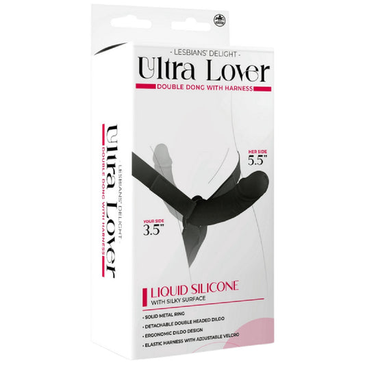 Ultra Lover Double Dong Penetrix with Harness – Ergonomic Silicone Dildo Set