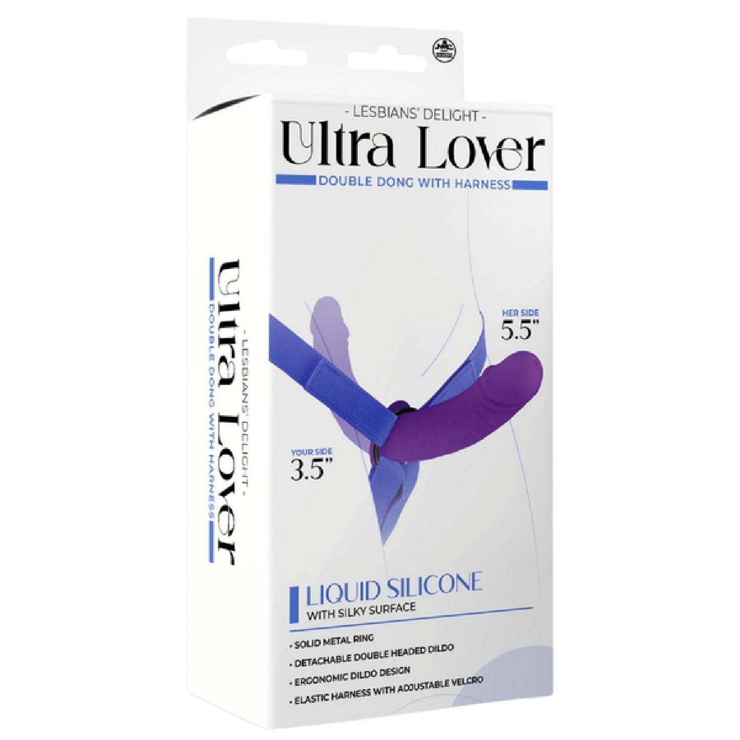Ultra Lover Double Dong Penetrix with Harness – Ergonomic Silicone Dildo Set