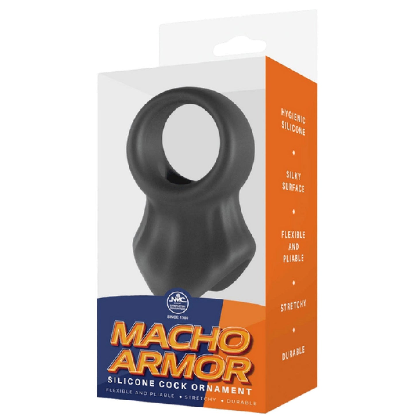 Silicone Cock and Ball Ring – Flexible Durable Hygienic Silicone Ring