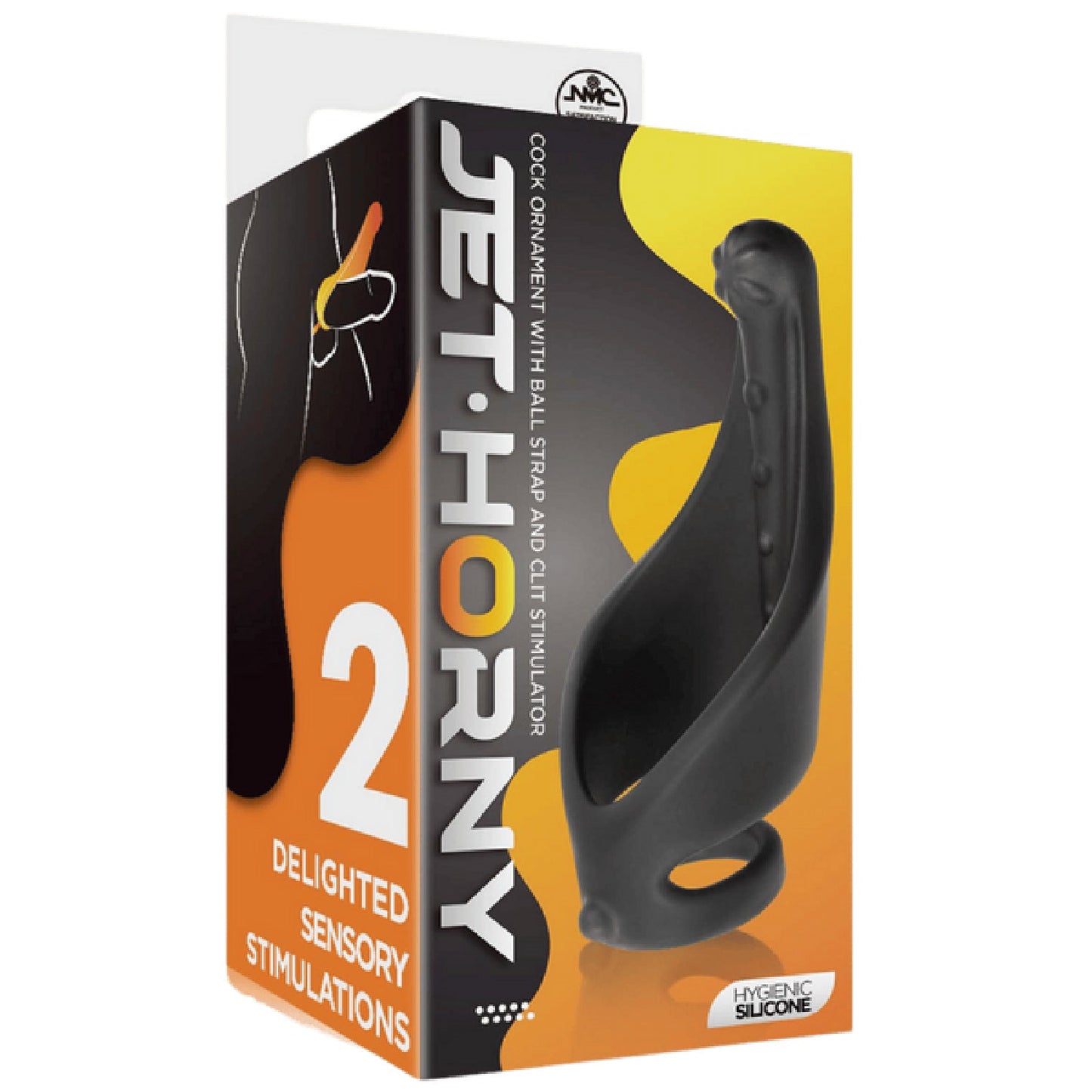 Cock Ring with Ball Strap and Clit Stimulator – Strap-On Cock Ring