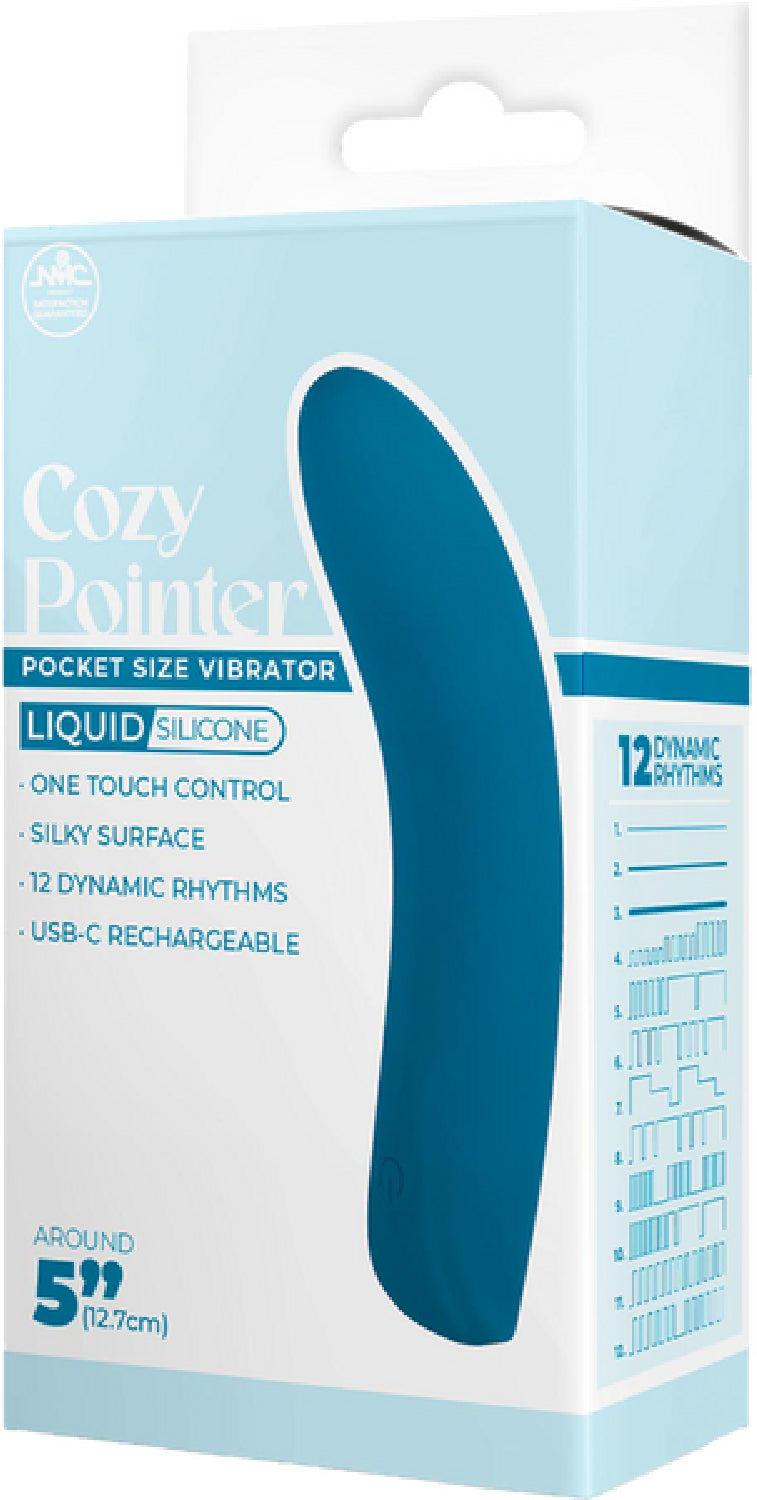 Cozy Pointer – Silicone Rechargeable 5 Inch Vibrator with One Touch Control