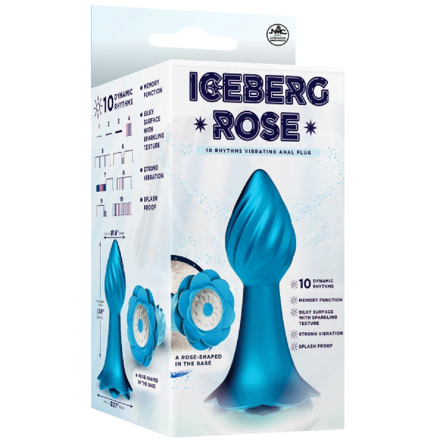 10 Rhythms Vibrating Anal Plug