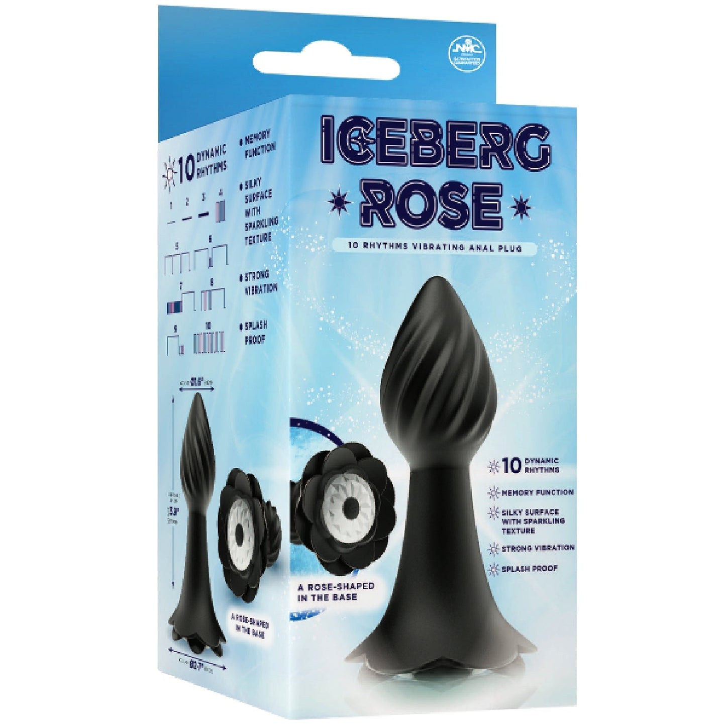 10 Rhythms Vibrating Anal Plug