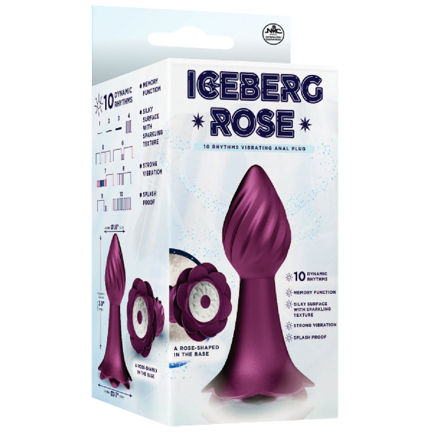 10 Rhythms Vibrating Anal Plug