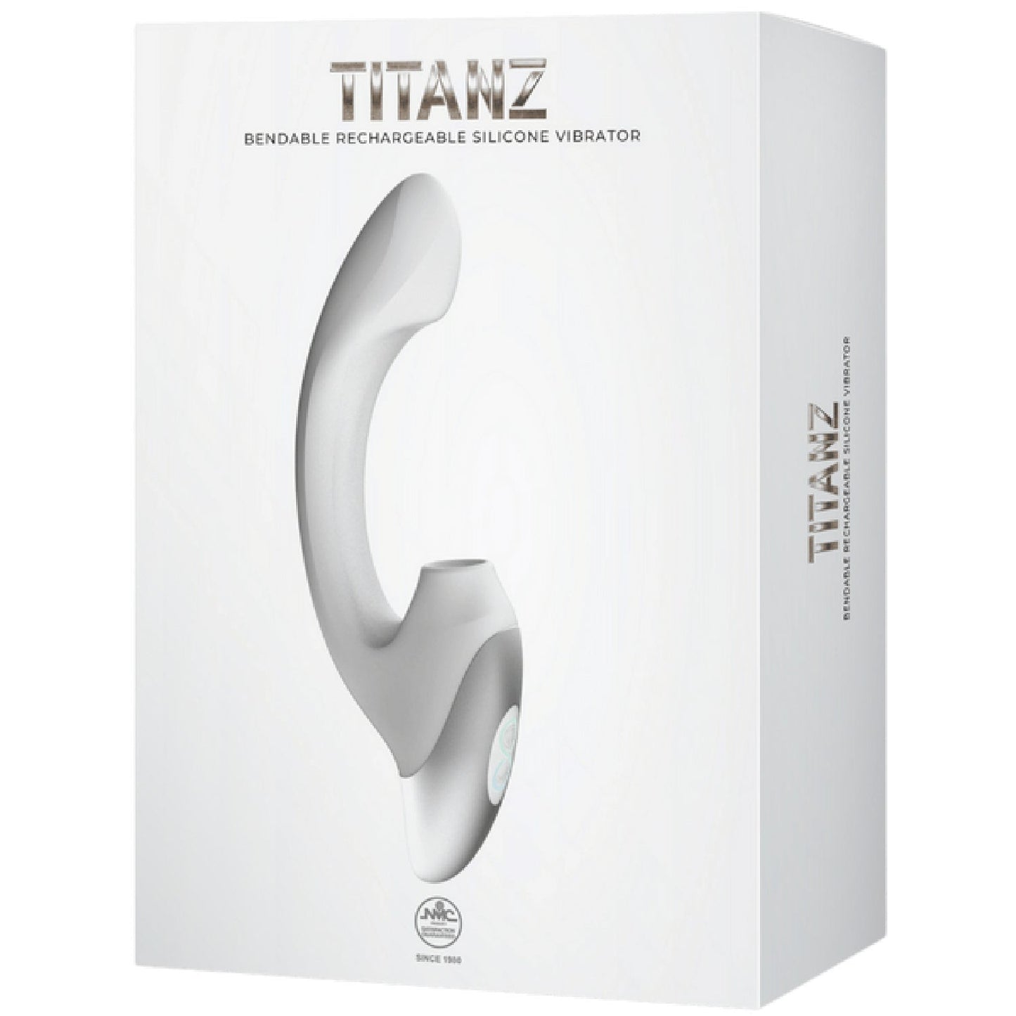 Thumping Rechargeable Silicone Vibrator – 13cm Insertable Length Bendable Shaft Vibrator
