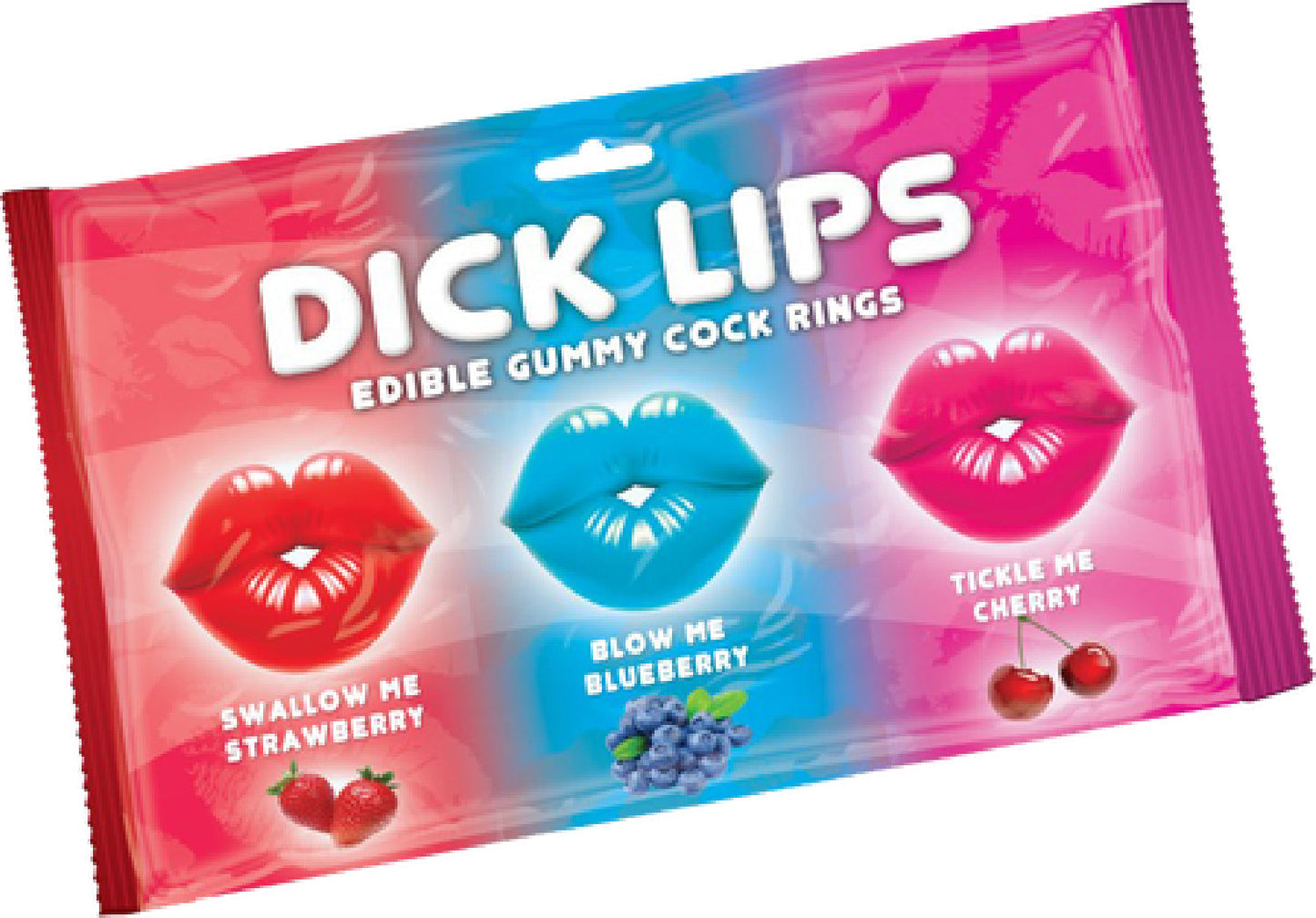 Dick Lips Gummy 3 Pack – Edible Fruity Cock Rings