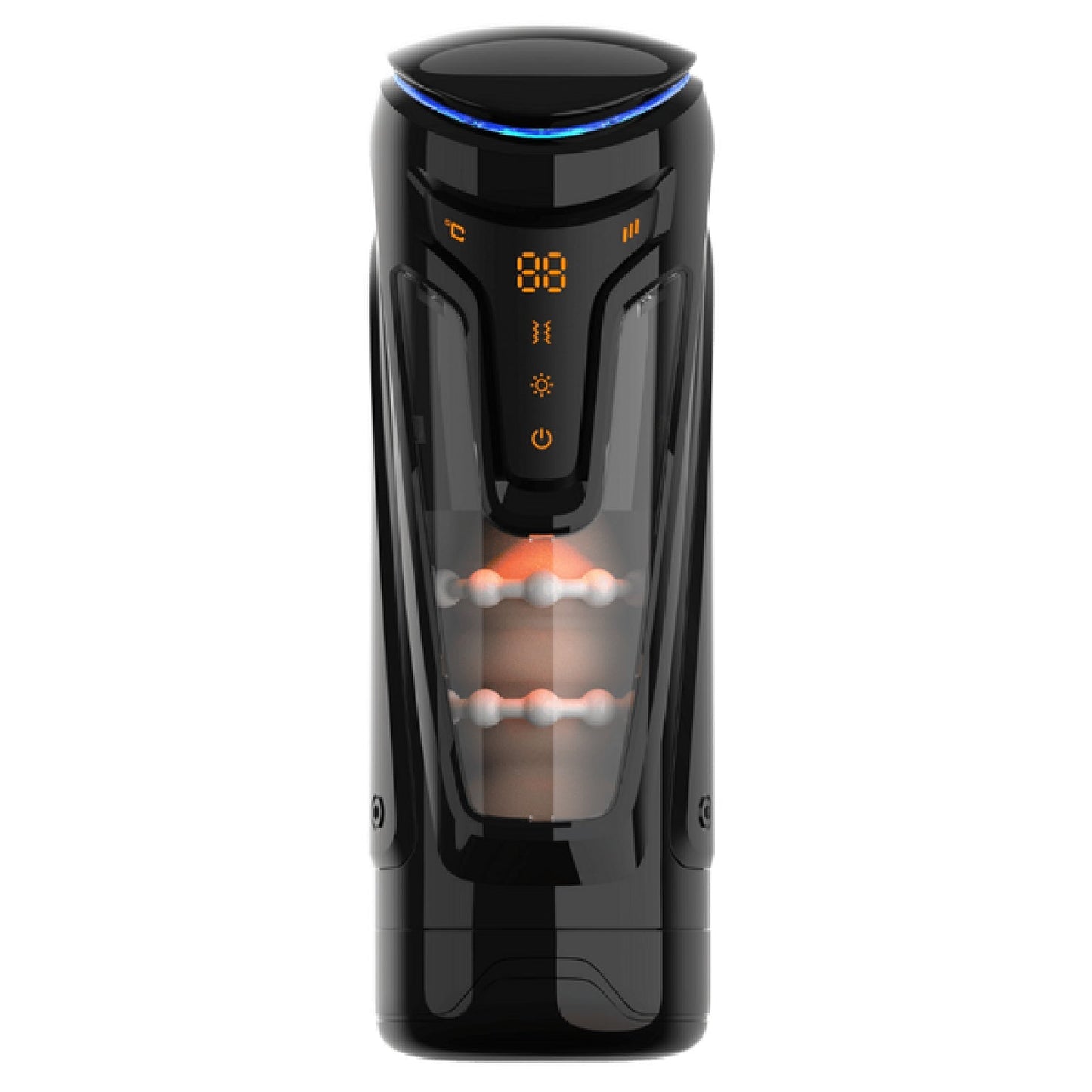 Warrior Heartbeat Nexus Ecstasy – Heated Thrusting Male Masturbator with Vibrations