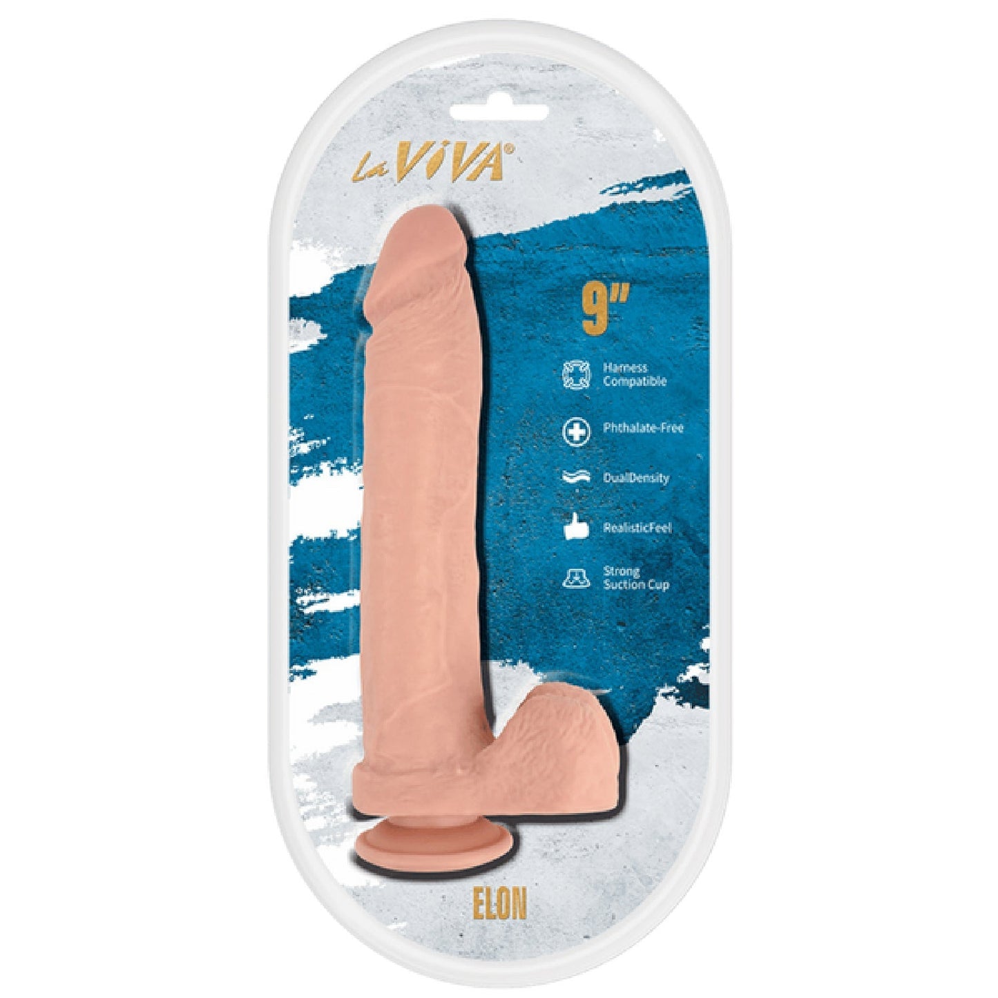 Elon 9 Inch Dildo – Realistic Pleasure Toy