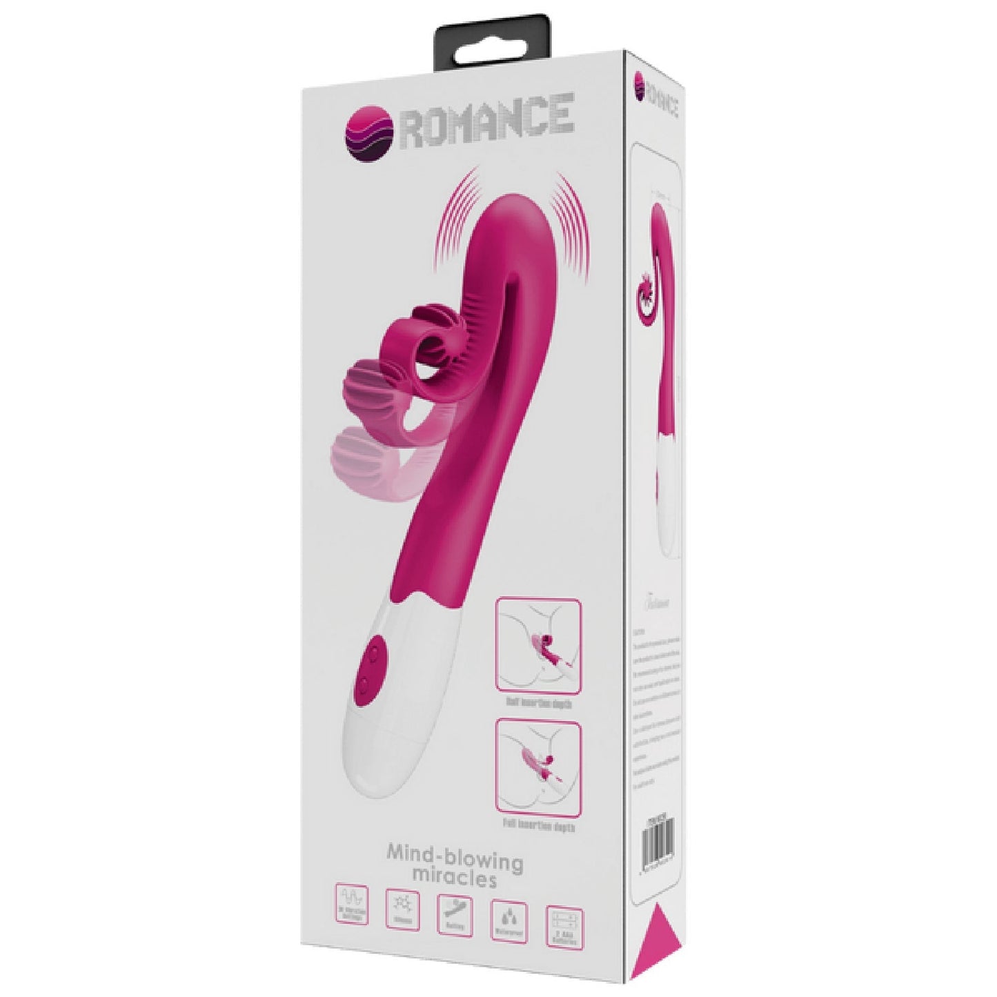 Rechargeable Tatianna (Pink) – Ergonomic Silicone Vibrator with 30 Modes