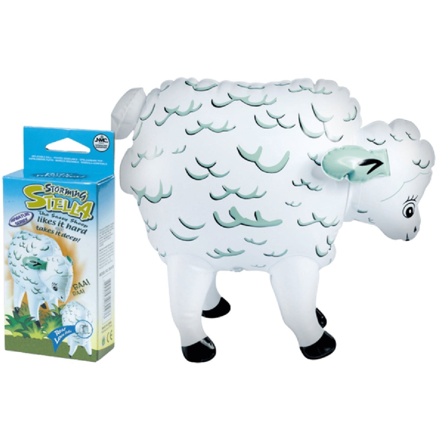 Storming Stella Mini Blow-Up Sheep – 12 Inch Inflatable Toy