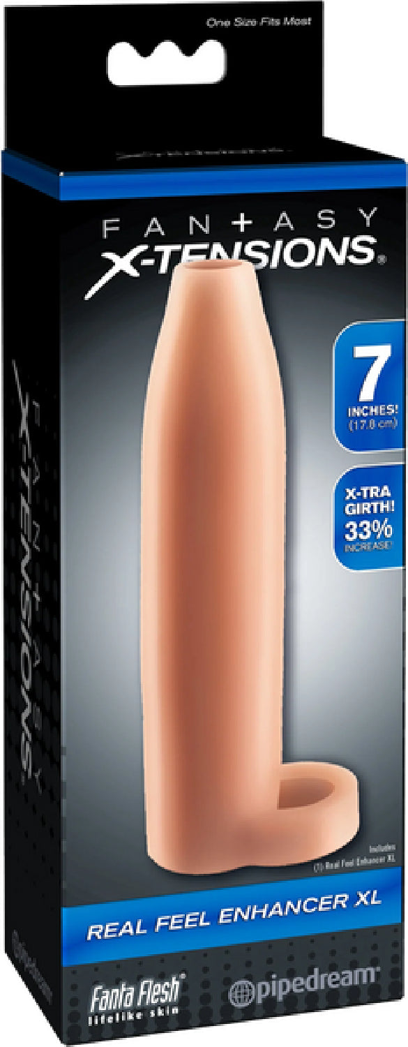 Fantasy X-tensions Real Feel Enhancer XL – 7 Inch Erection Enhancer