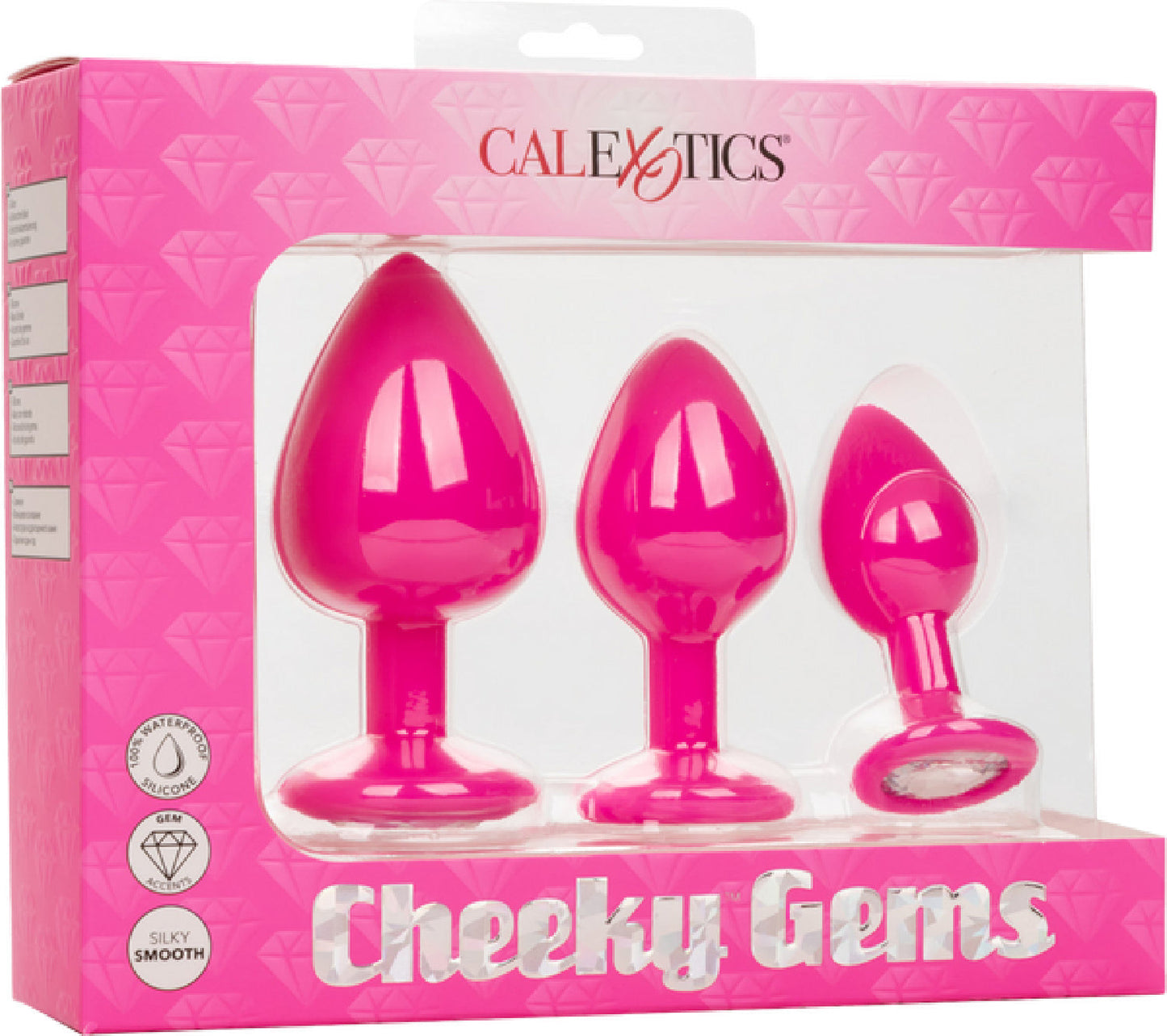 Cheeky Gems – Anal Training Kit with Three Graduated Anal Plugs