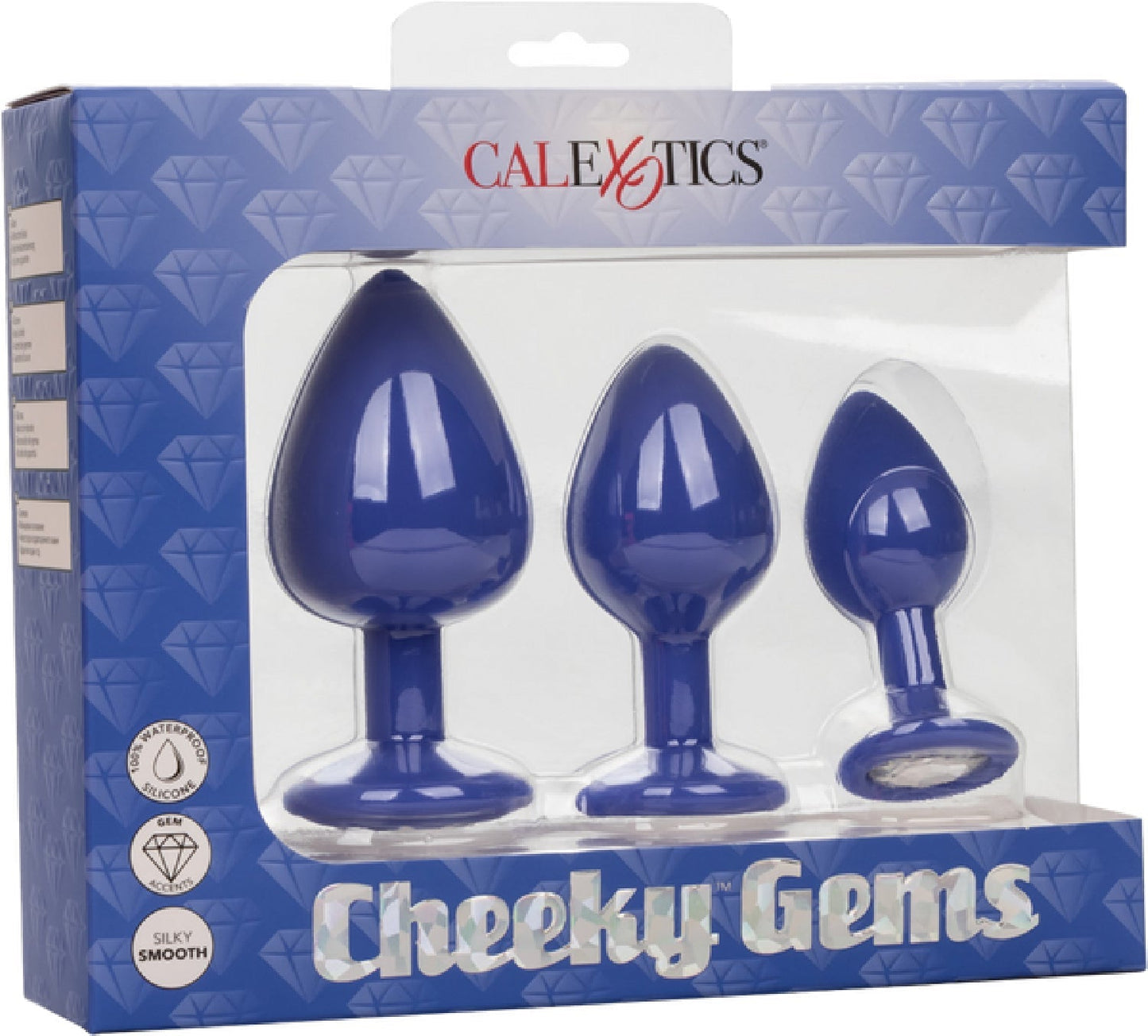 Cheeky Gems – Anal Training Kit with Three Graduated Anal Plugs