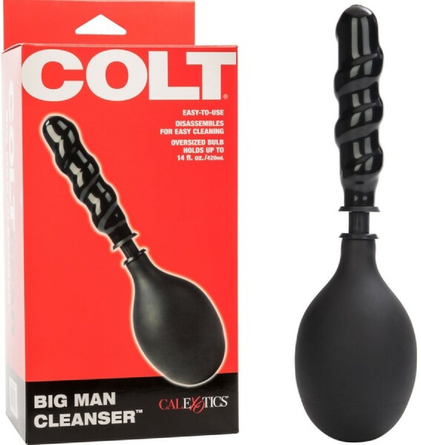 Colt Big Man Cleanser – Phthalate-Free Man-Sized Cleaner with Spiraled Probe