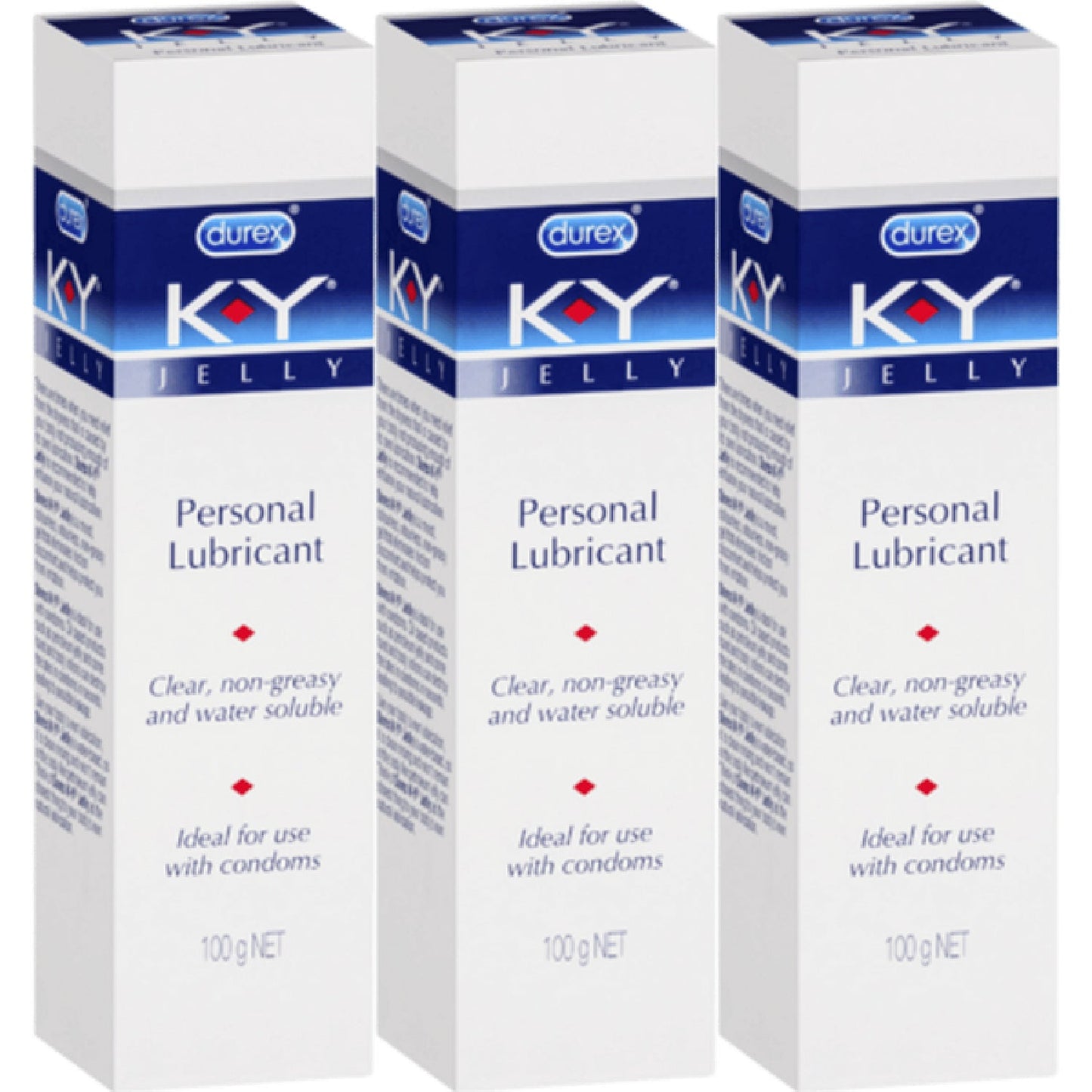 K-Y Personal Lubricant 3-Pack – Moisturizing Intimate Gel