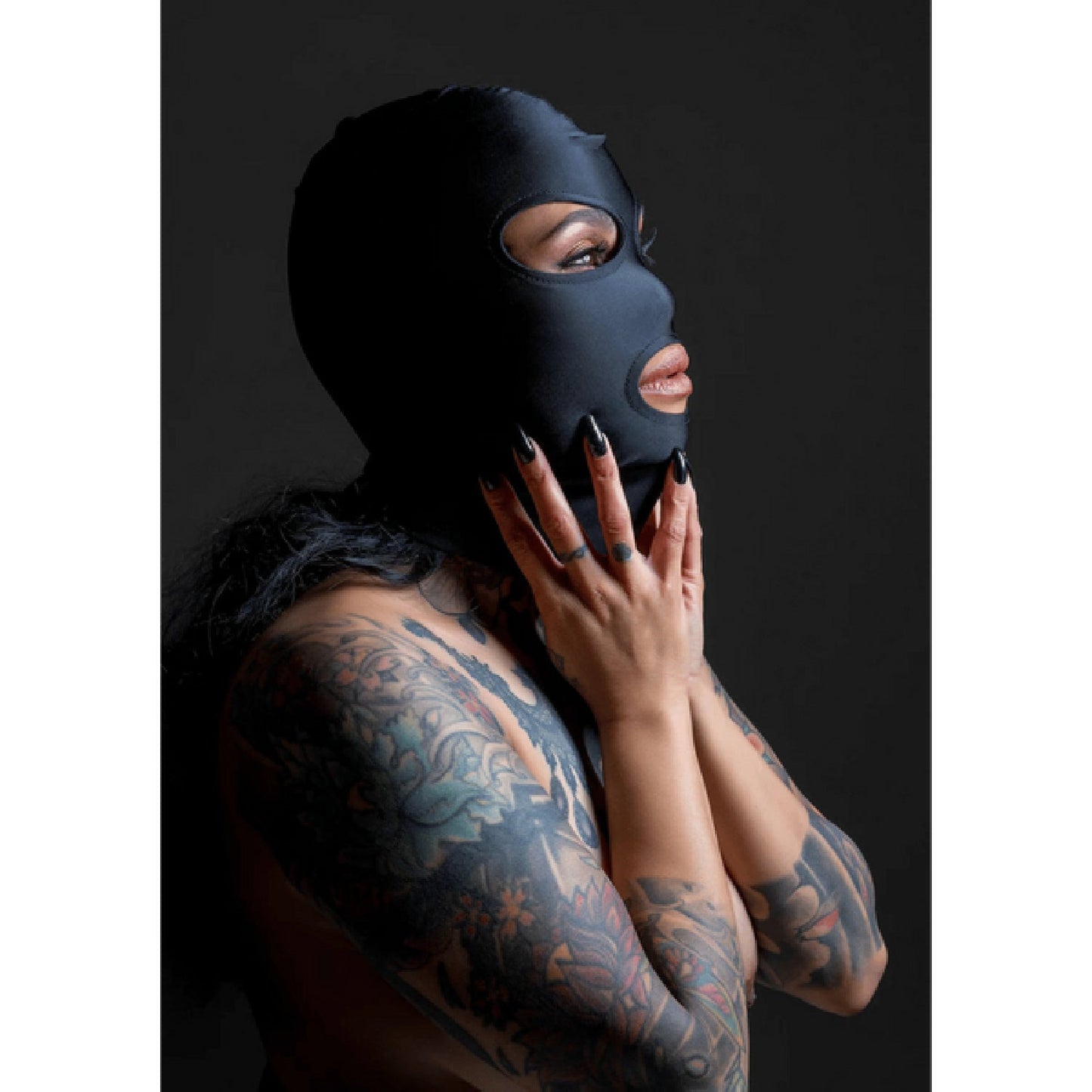 TABOOM Spandex Hood – Comfortable Stretchy Hood with Eye and Mouth Openings