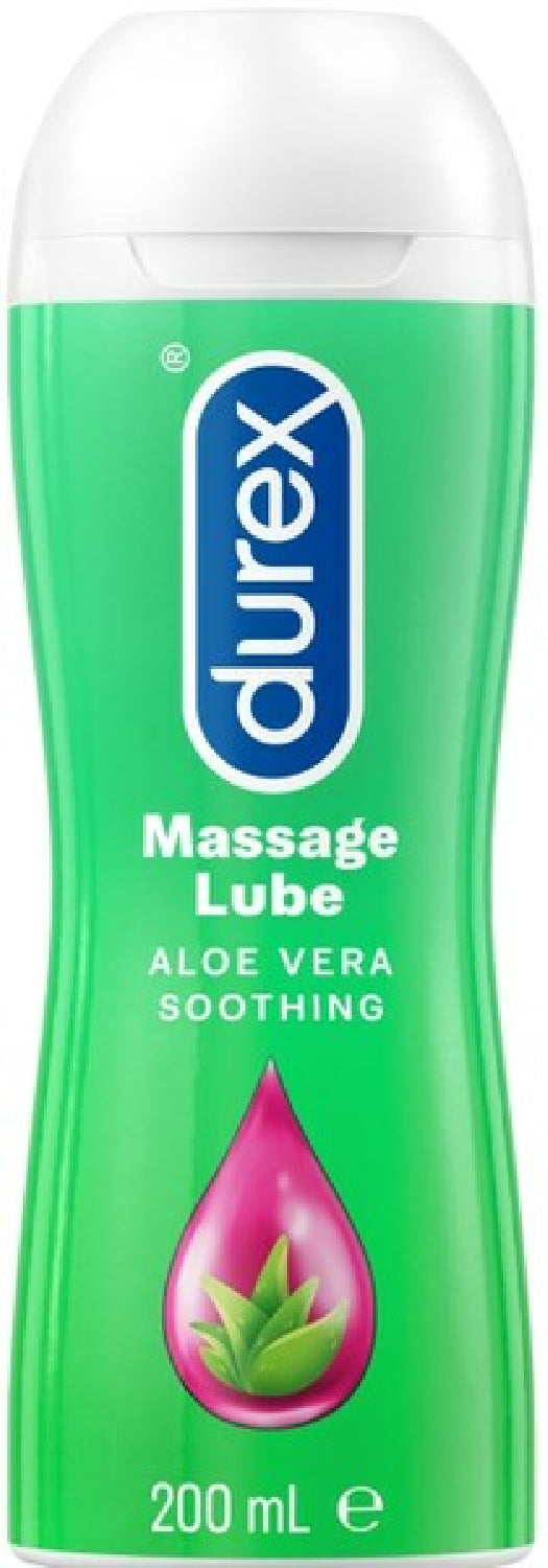 Durex Play 2in1 Aloe Vera Massage Gel – 200ml Massage Lubricant