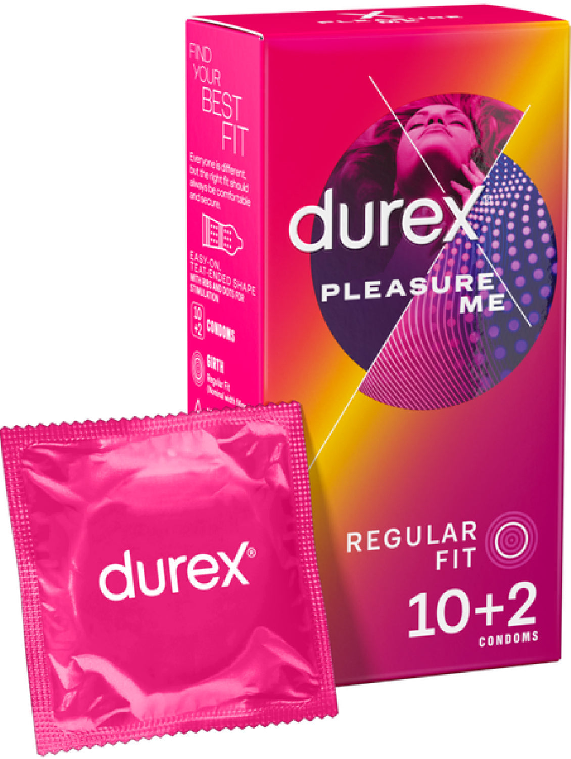 Durex Pleasure Me – Textured Latex Condoms 10 Pack