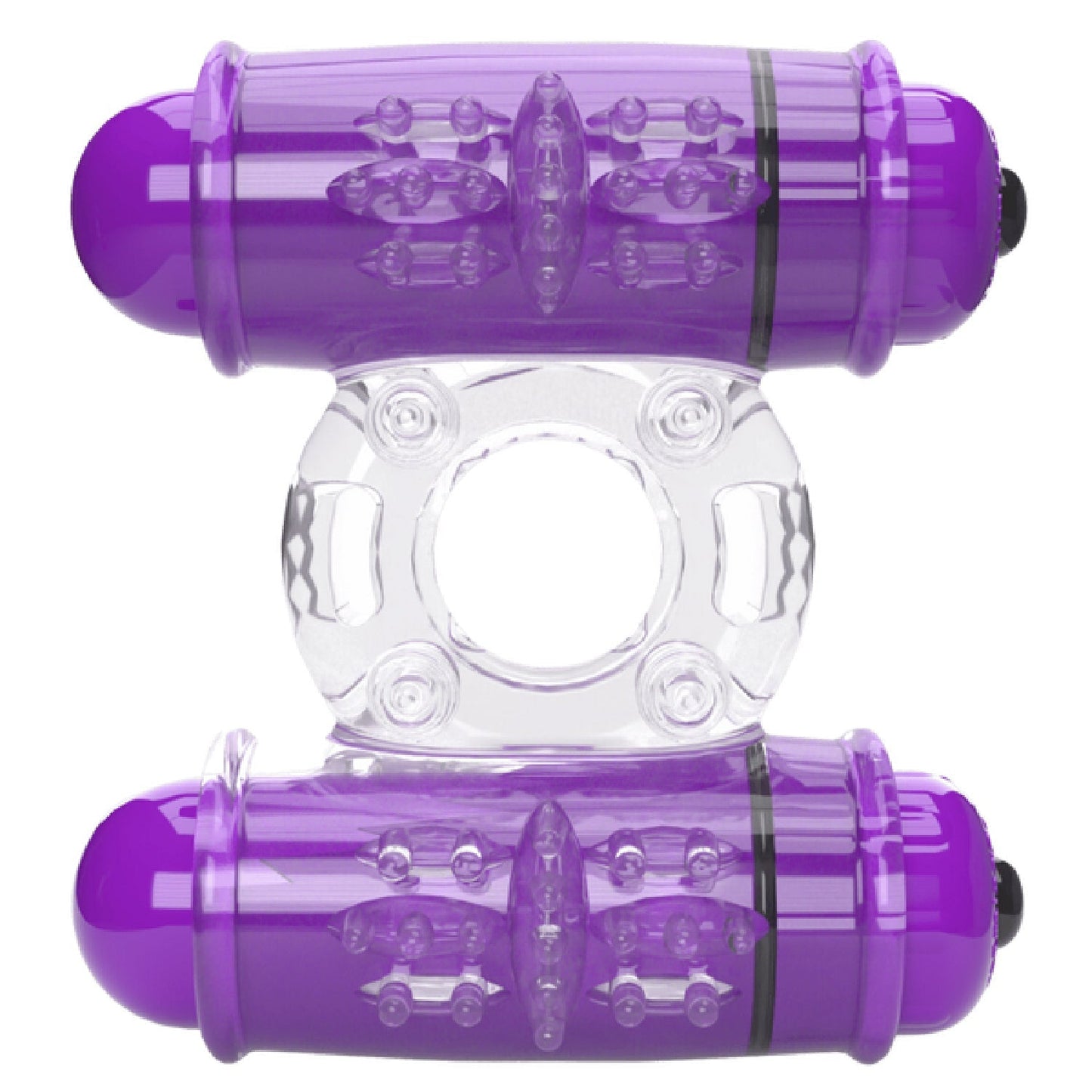 Double Wammy 4T – High Pitch Treble Vibrating Cock Ring with 5 Speeds and Pulse Pattern