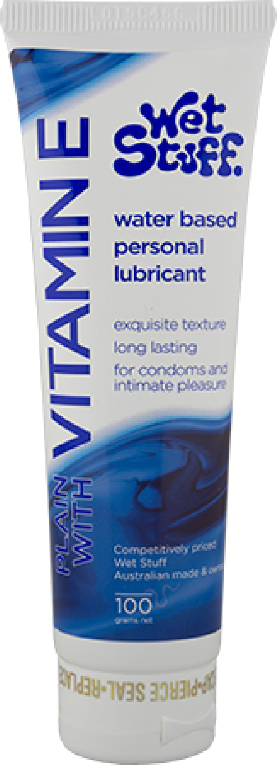 Wet Stuff Plain Enriched With Vitamin E – Water-Based Lubricant
