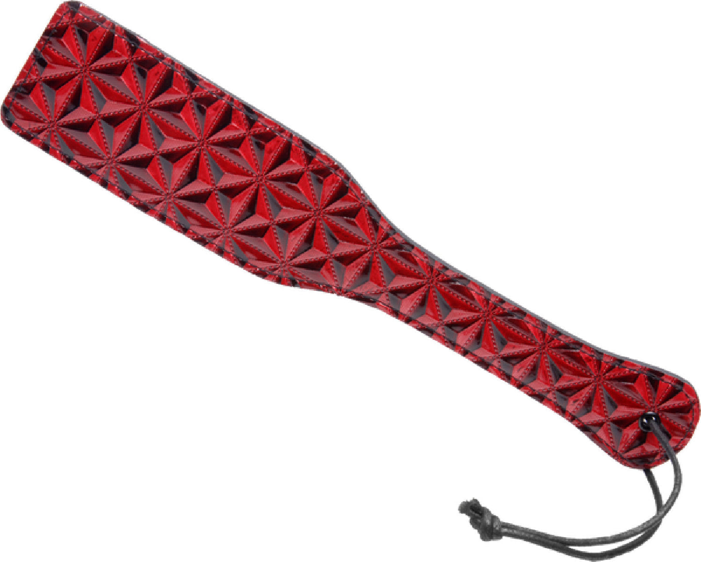 Crimson Tied Steel Enforced Spanking Paddle – Stiff Faux Leather Paddle