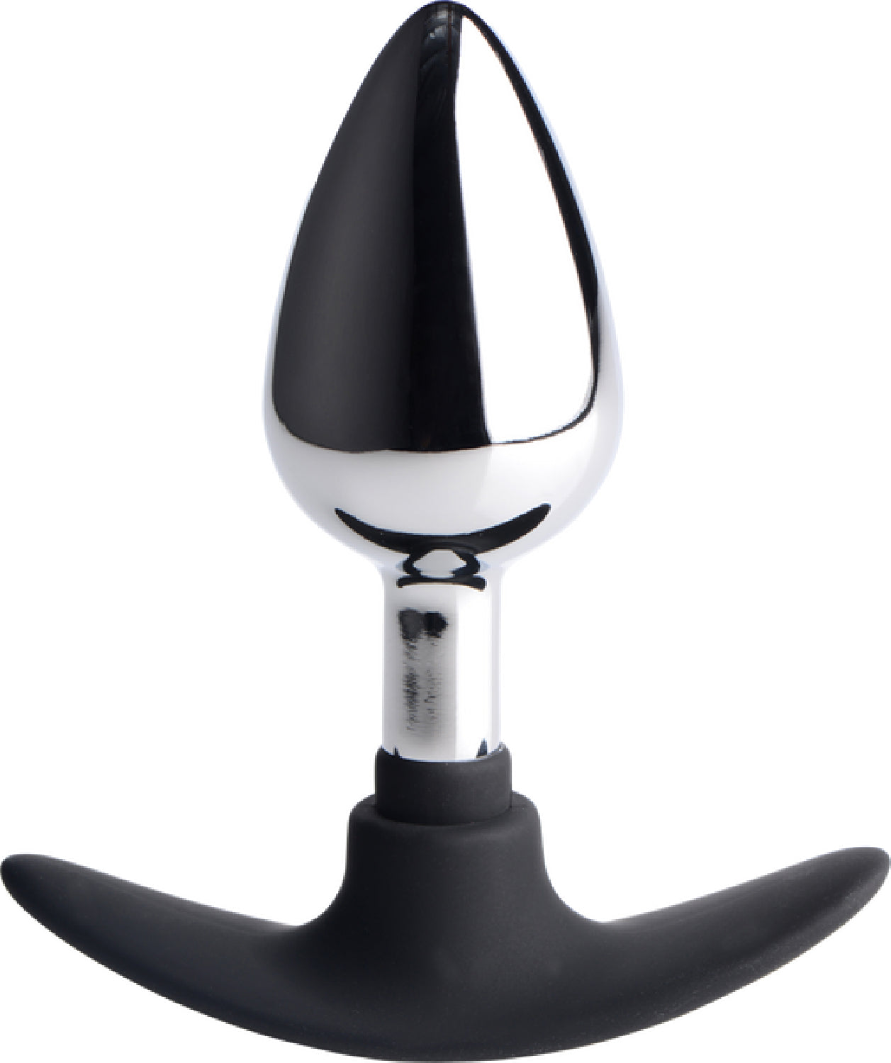 Dark Invader Metal and Silicone Medium Weighted Butt Plug