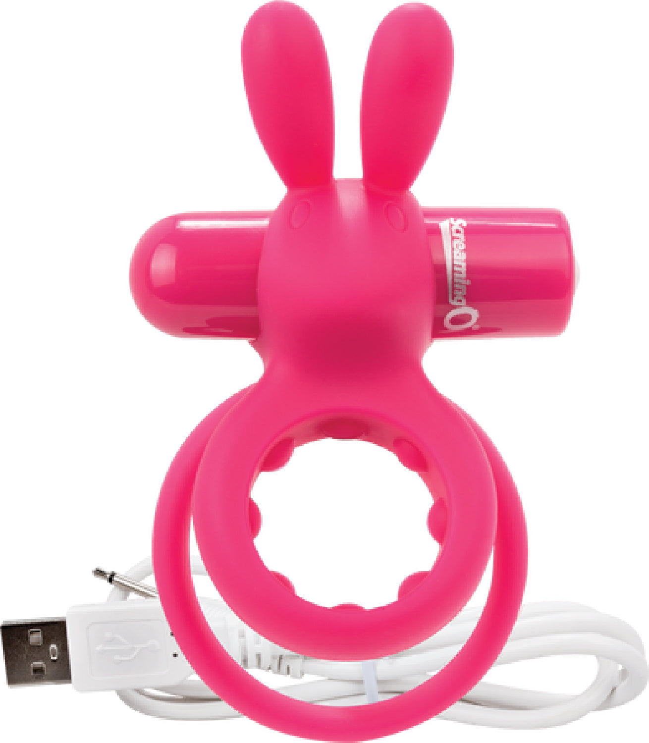 Charged Ohare – Rechargeable Double Cock Ring Rabbit Vibrator