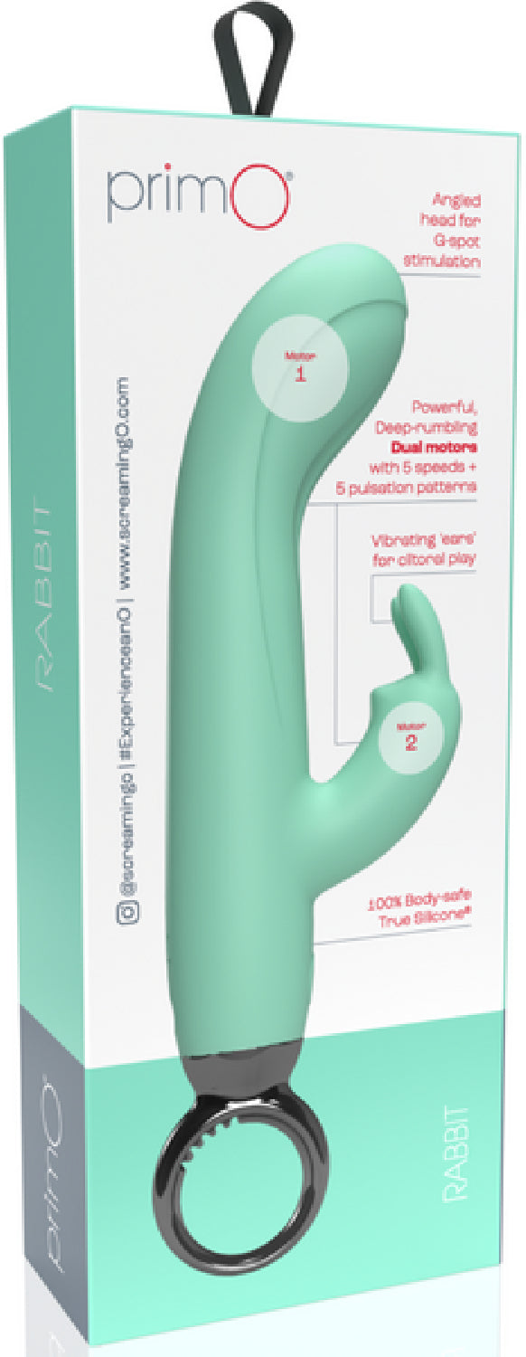 Screaming O PrimO Rabbit – 4.5 Inch Silicone Rabbit Vibrator with 5+5 Motor Settings
