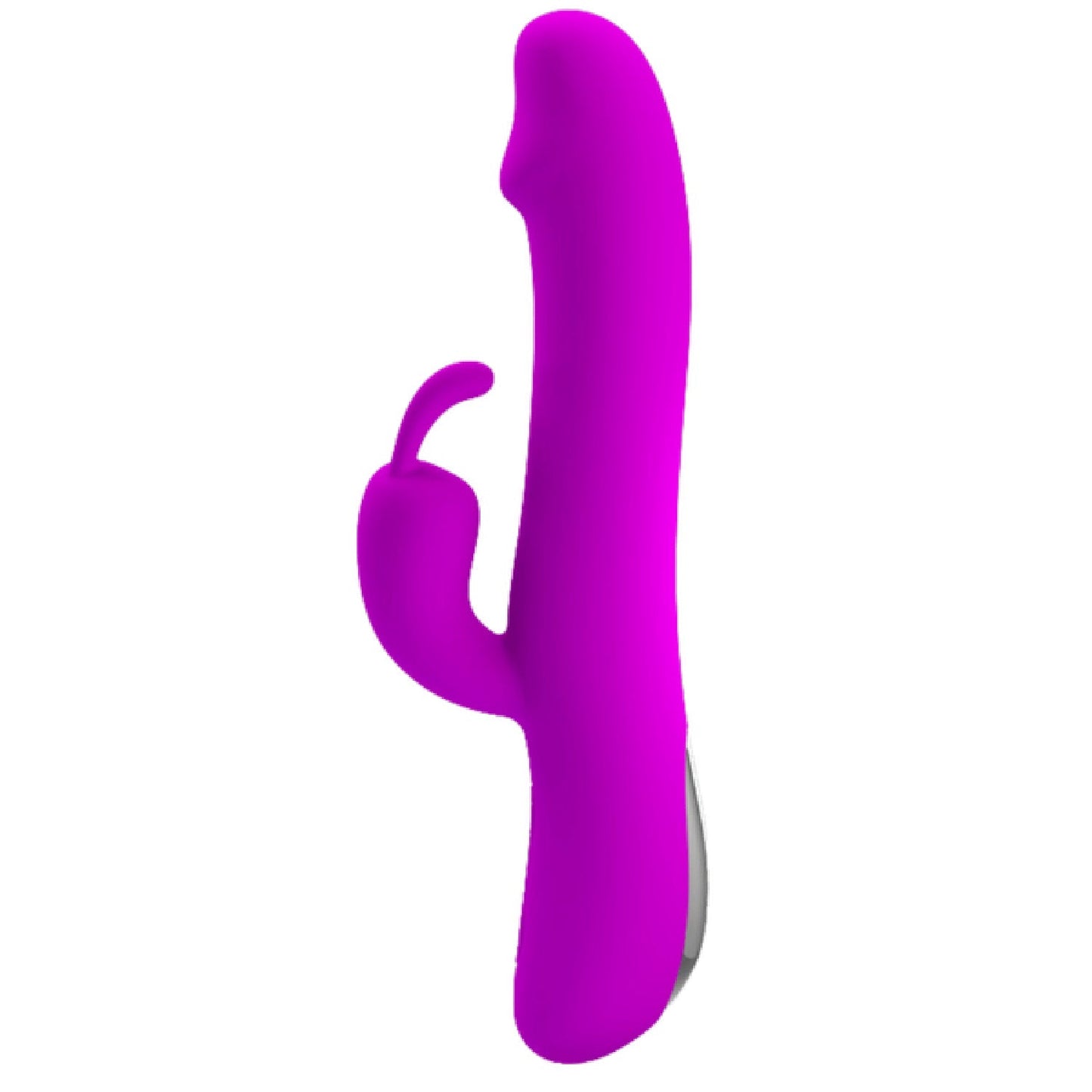 Natural Motion Thrusting – Rechargeable Silicone Rabbit Vibrator with 7 Functions