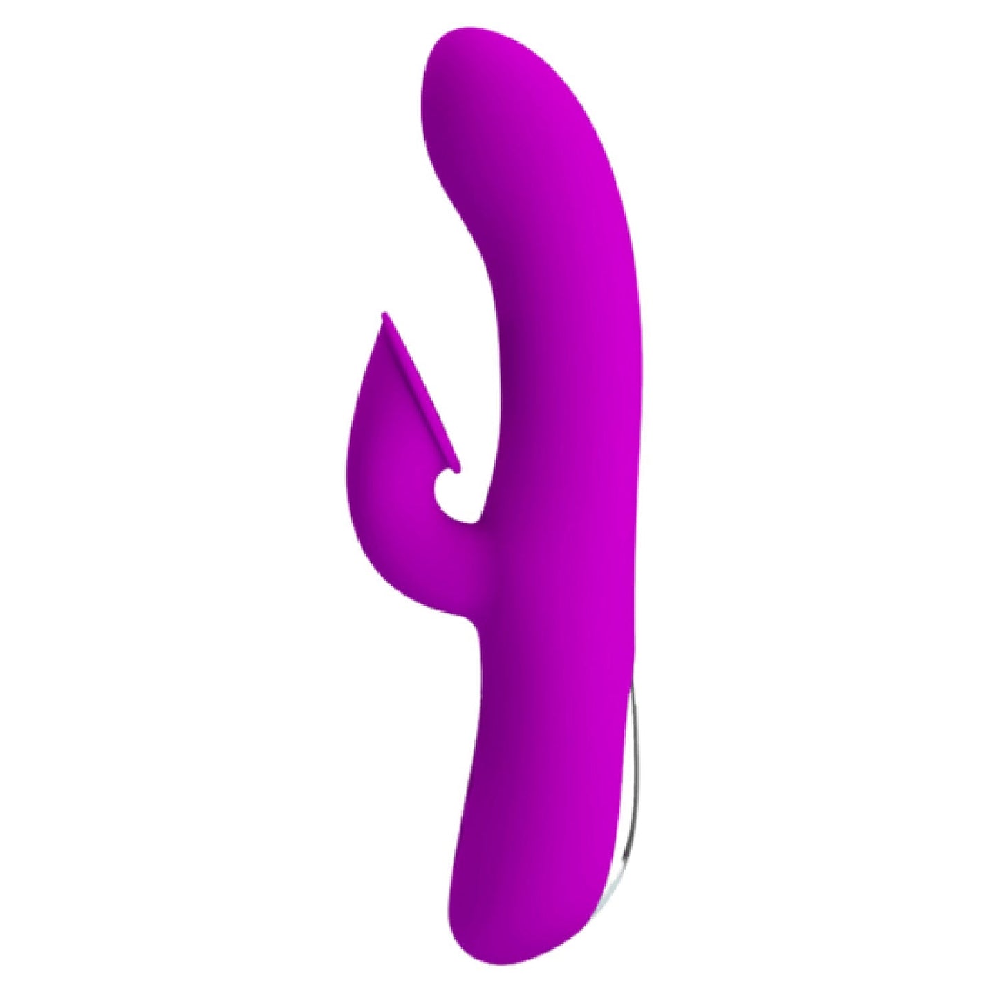 Rechargeable Anthony – Silicone Clit Suction Rabbit Vibrator With Curved Shaft And Thicker Tip