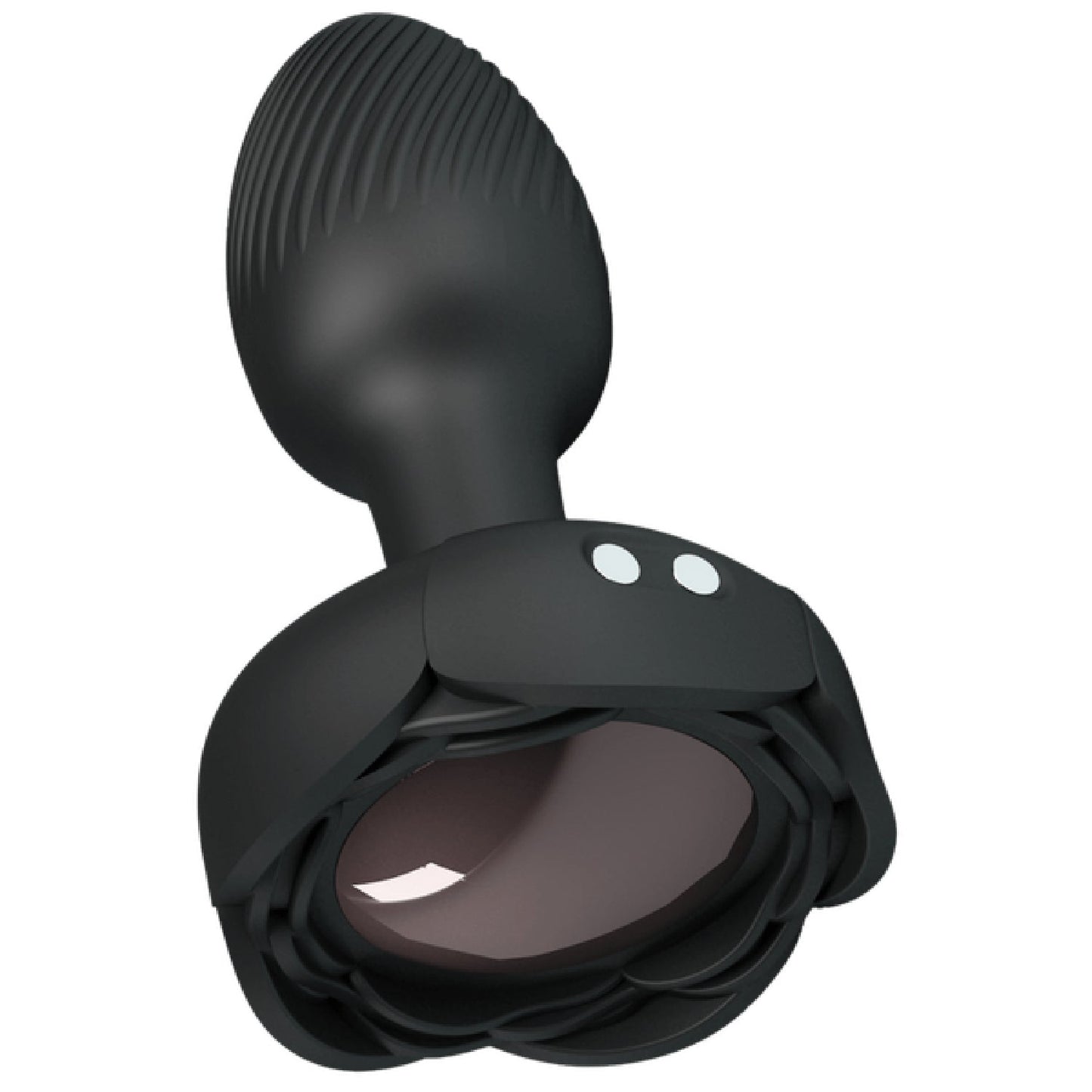 Varian Light-Up Rechargeable Butt Plug – LED Flashing Silicone Butt Plug