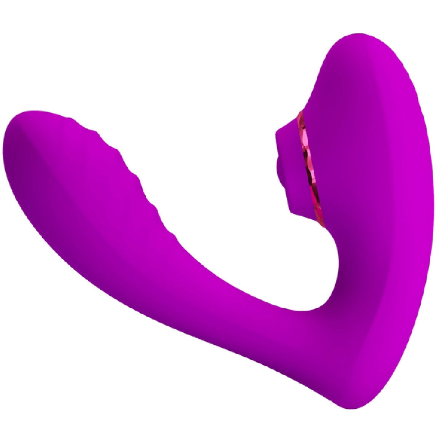 PrettyLove Rechargeable Nauty – Waterproof Clitoral Stimulator with 10 Vibration and 7 Thumping Settings