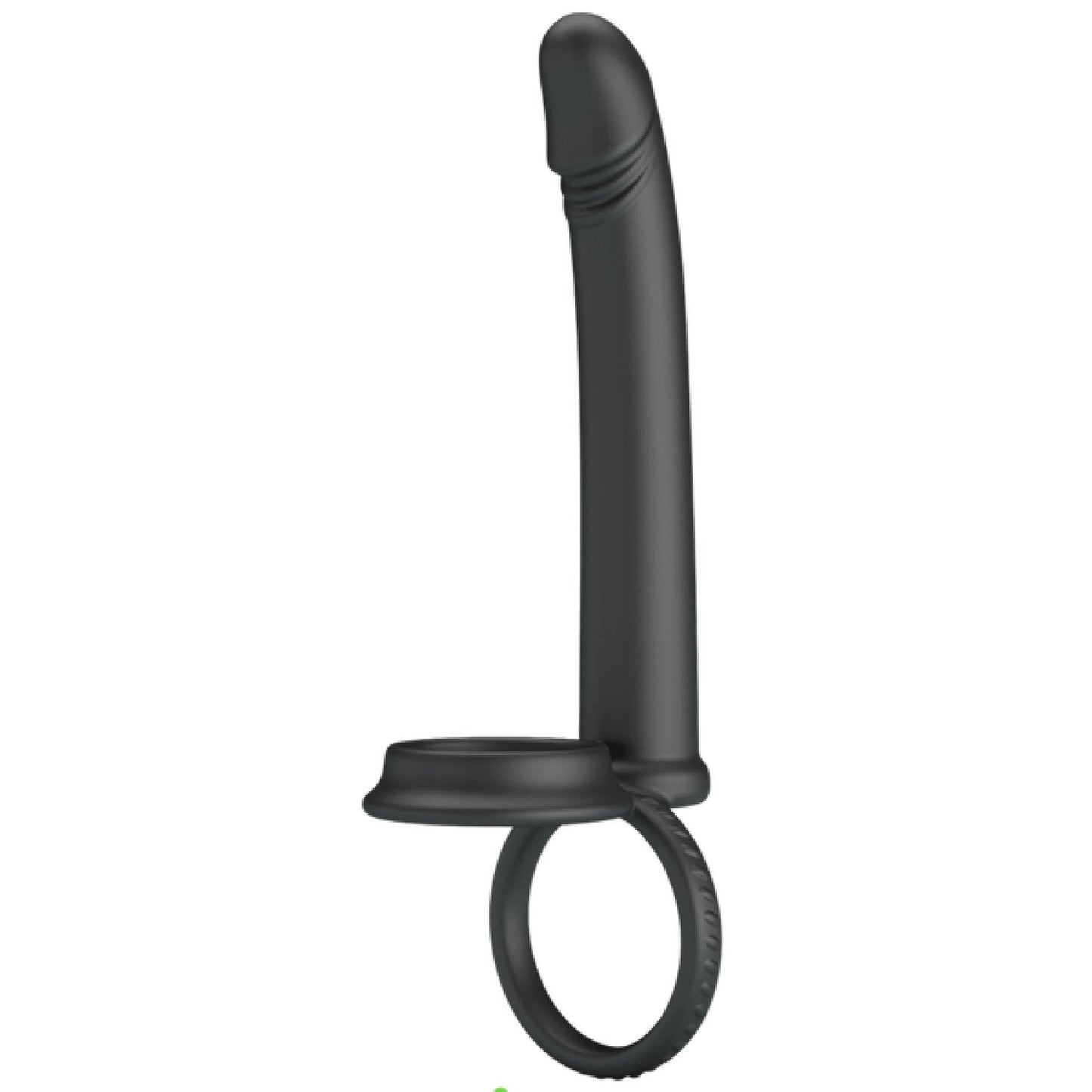 Moses Anal Probe – Silicone Dual Ring Cock and Ball Ring Dildo